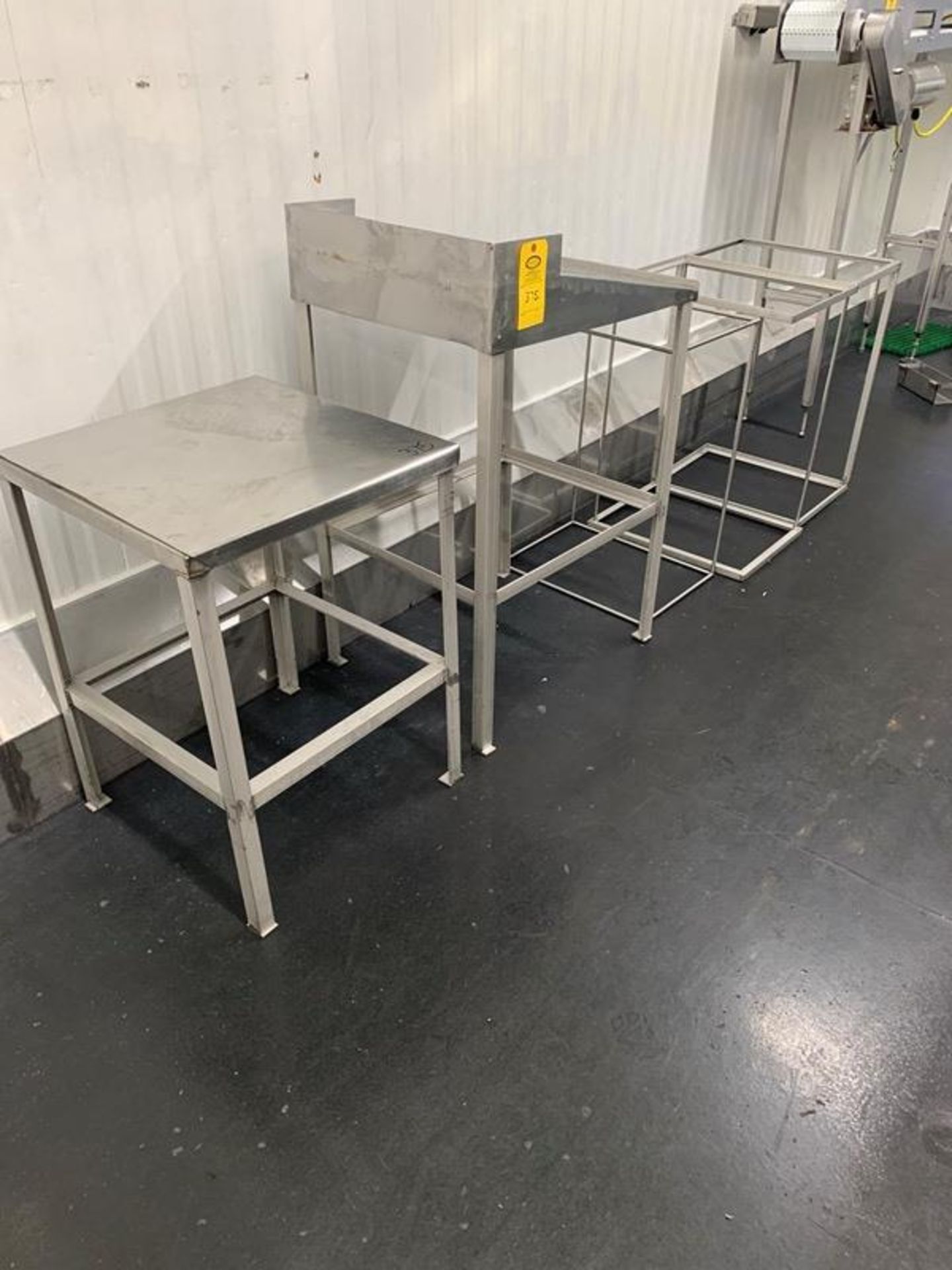Lot 2' X 2' Stainless Steel Table, Forman's Desk, (3) Racks (Located in Mt. Pleasant, IA)-ALL - Image 2 of 2