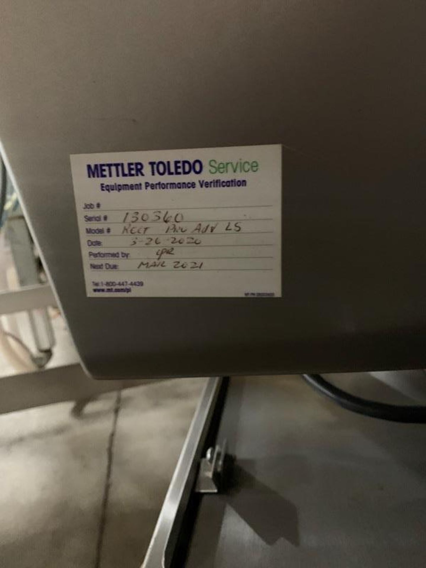 Mettler Toledo Safeline Metal Detector, 10' W X 8" H (Located in Mt. Pleasant, IA)-ALL EQUIPMENT - Image 6 of 7