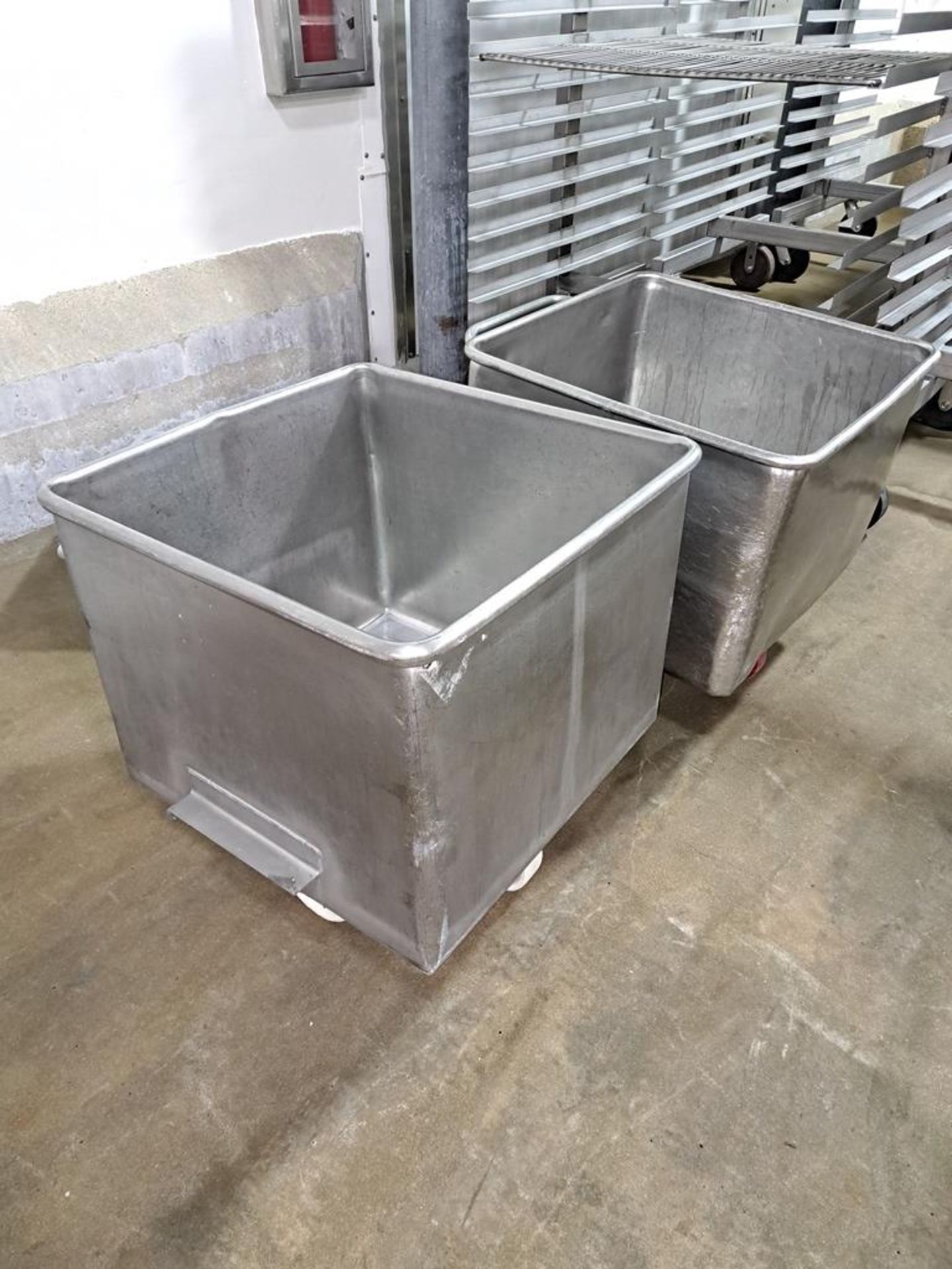 Stainless Steel Dump Buggies, 400 Lb. capacity (Located in Bolingbrook, IL)(Loading Fee $50.00-