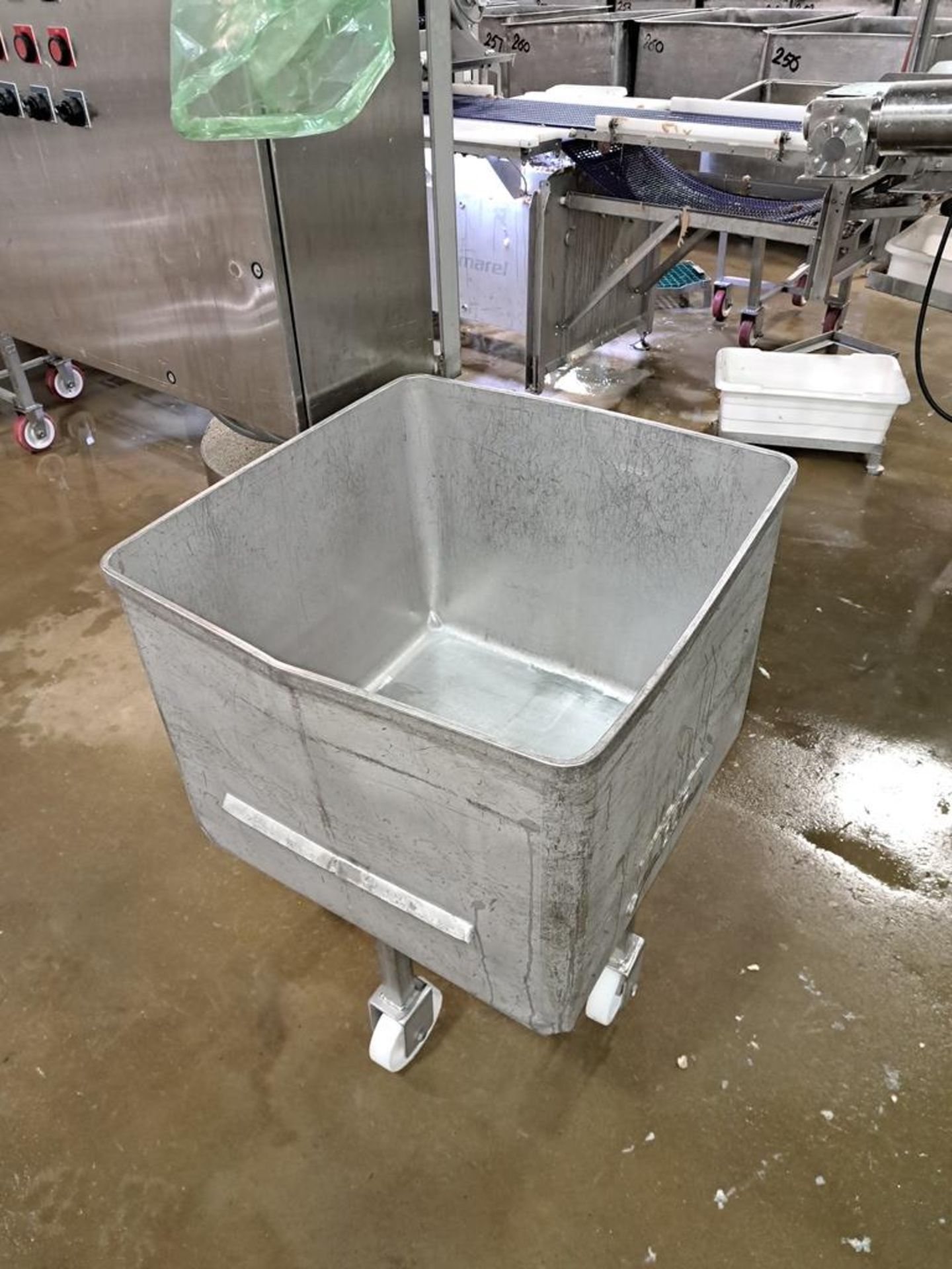 Modified Stainless Steel Dump Buggies, 400 Lb. capacity, 37" tall (Located in Bolingbrook, IL)( - Image 3 of 3