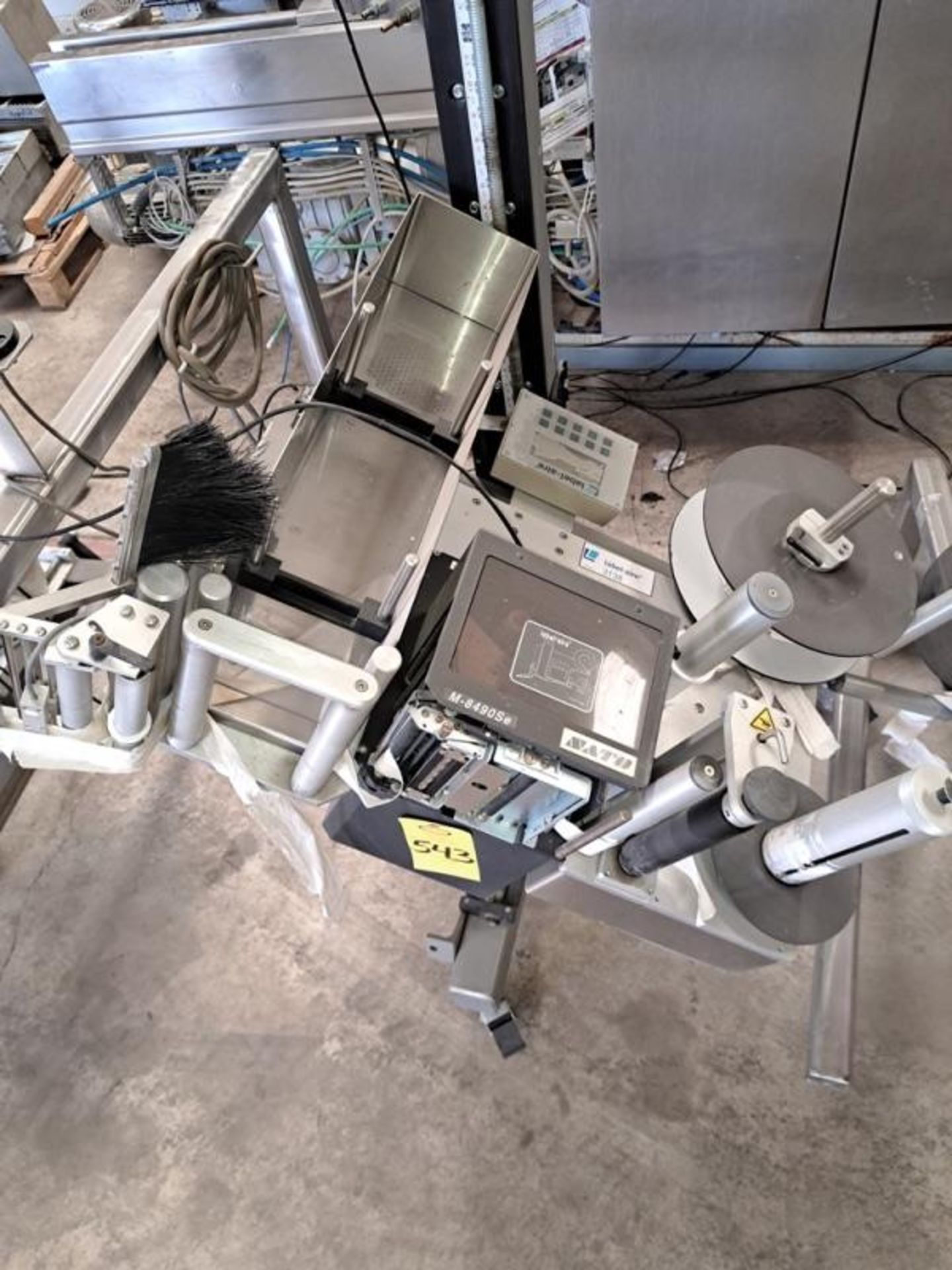 Label-Aire Mdl. 3181 Label Applicator with Sato Mdl. M-849OSE Printer (Located in Tremonton, UT)-ALL - Image 2 of 2