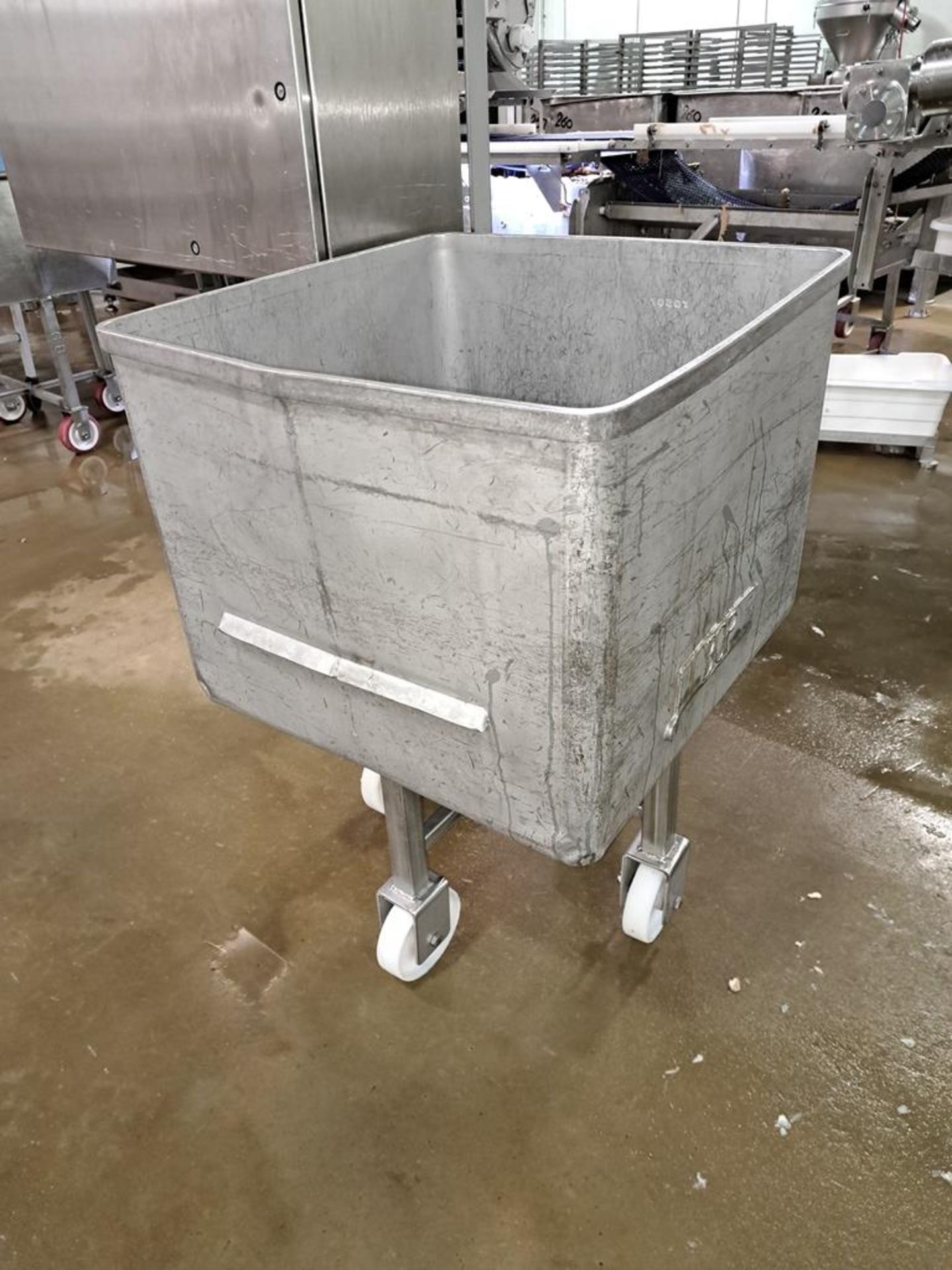 Modified Stainless Steel Dump Buggies, 400 Lb. capacity, 37" tall (Located in Bolingbrook, IL)( - Image 2 of 3