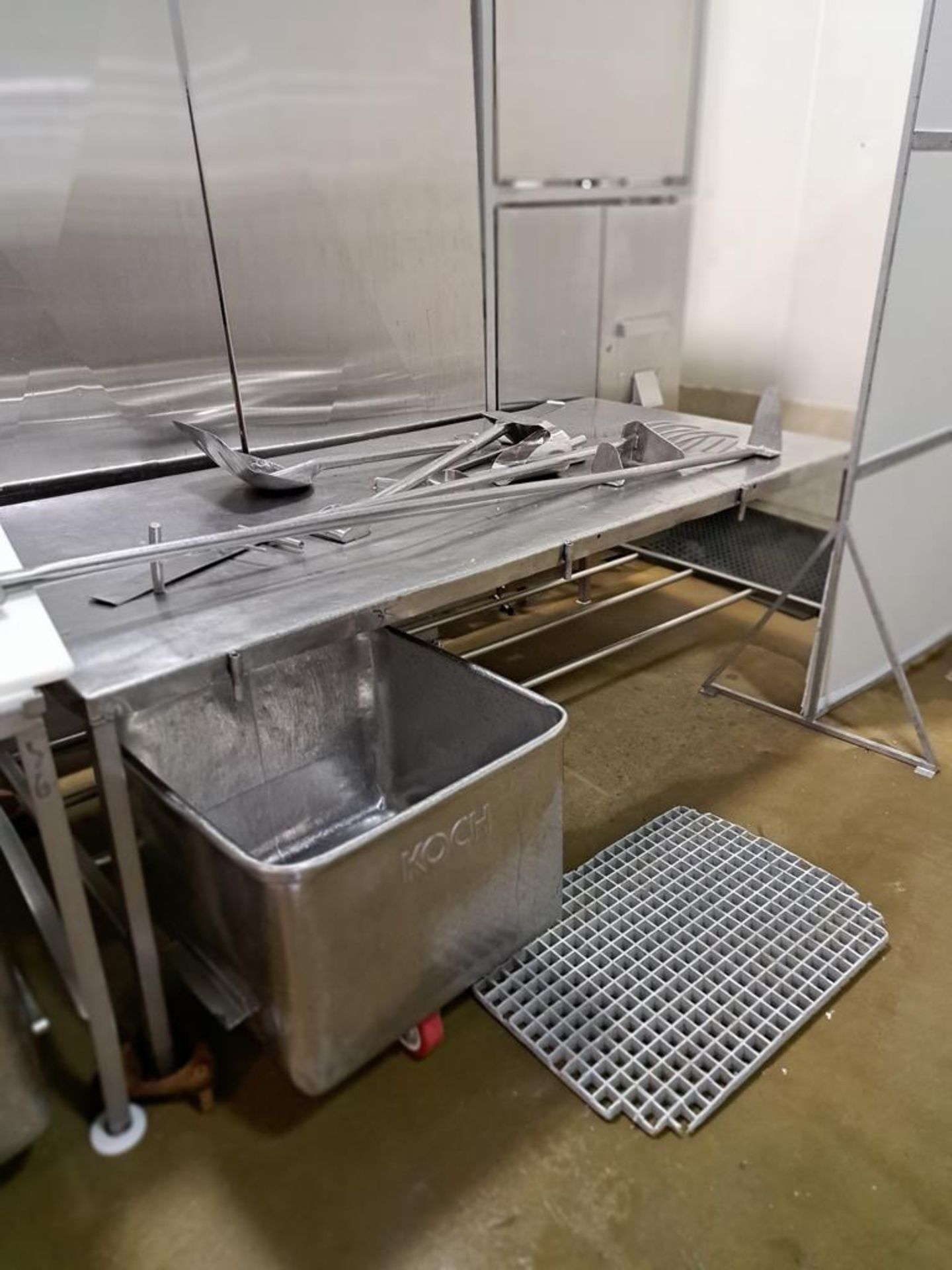 Stainless Steel Table, 44" W X 93" L X 34" T (Located in Bolingbrook, IL)(Loading Fee $100.00-