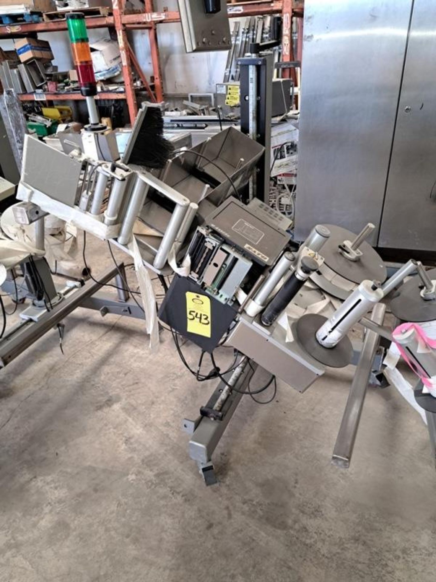 Label-Aire Mdl. 3181 Label Applicator with Sato Mdl. M-849OSE Printer (Located in Tremonton, UT)-ALL