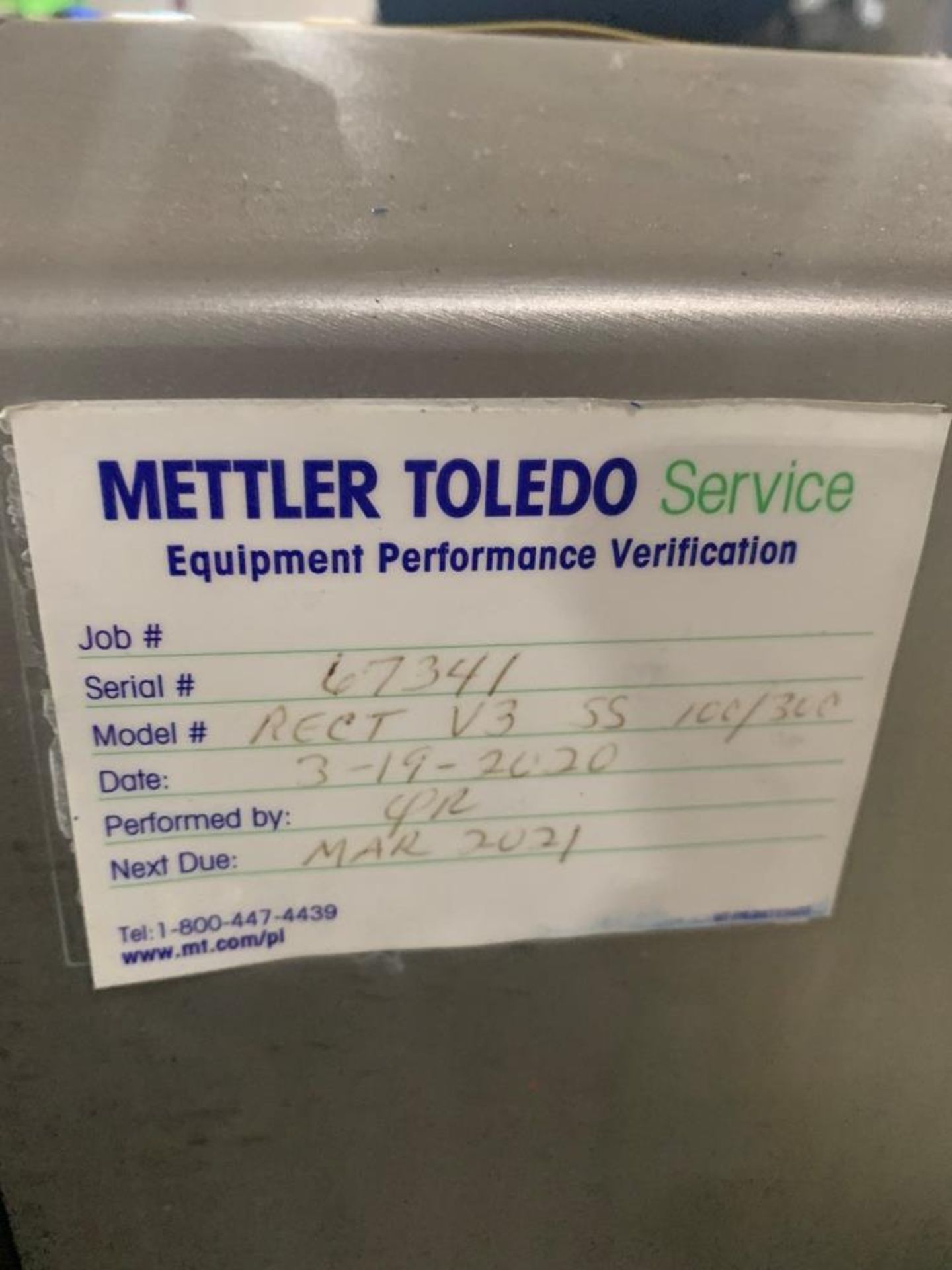 Mettler Toledo Metal Detector, Ser. #67341, 21 1/2" W X 4" T opening (Located in Mt. Pleasant, IA)- - Image 5 of 5