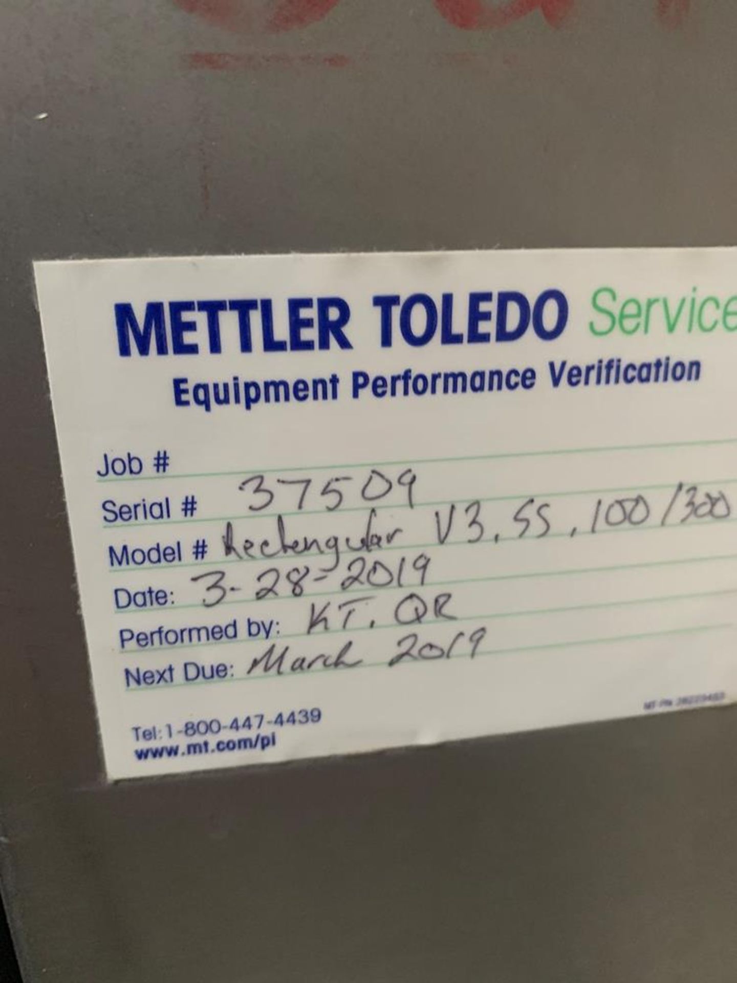 Mettler Toledo Metal Detector, 21 1/2" W X 4" T opening (Located in Mt. Pleasant, IA)-ALL - Image 6 of 7