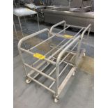 Tote Racks, aluminum (Located in Mt. Pleasant, IA)-ALL EQUIPMENT MUST BE REMOVED & SHIPPED BY JUNE