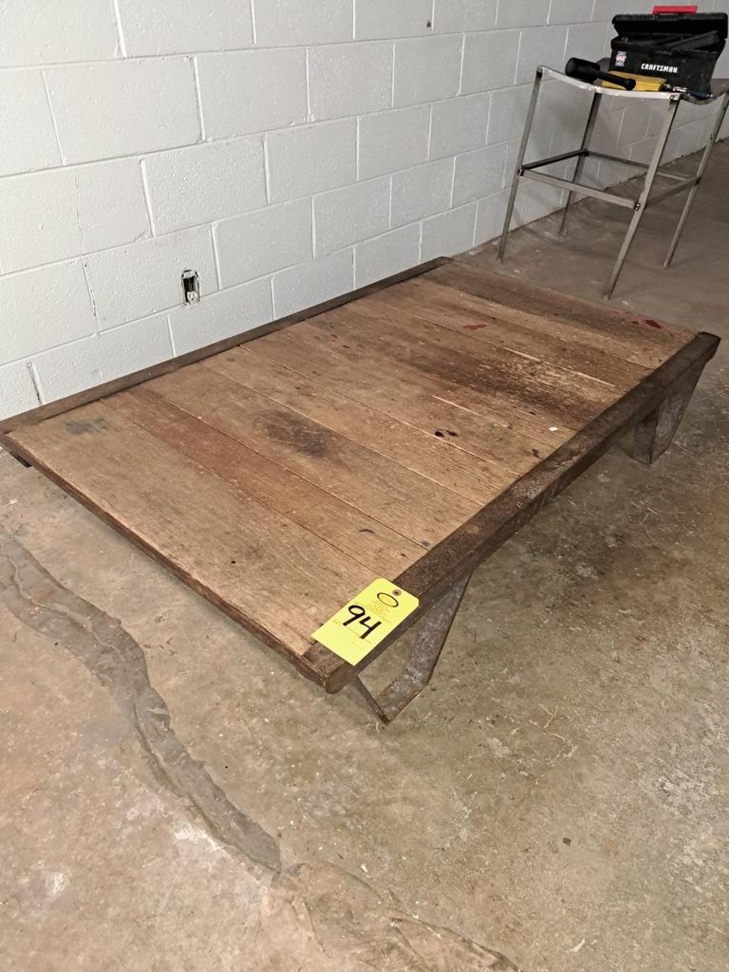 Wood Platform, 3' W X 5' L X 12" T (Required Loading Fee $25.00 Rigger: Norm Pavlish, Nebraska