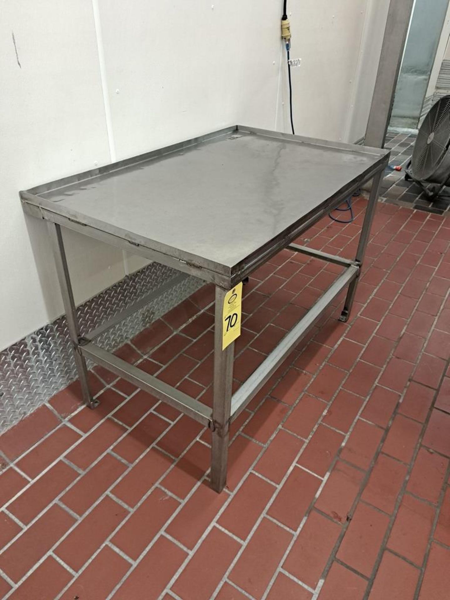Stainless Steel Table, 29" W X 46" L X 32" T (Required Loading Fee $35.00 Rigger: Norm Pavlish,