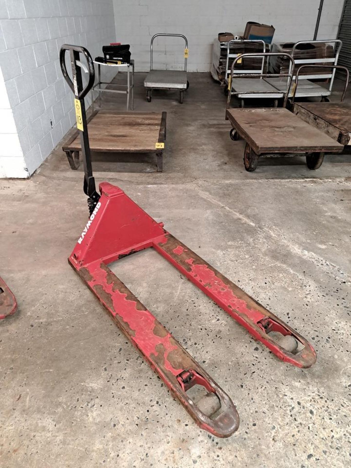 Raymond Pallet Jack (Required Loading Fee $25.00 Rigger: Norm Pavlish, Nebraska Stainless (402)540-