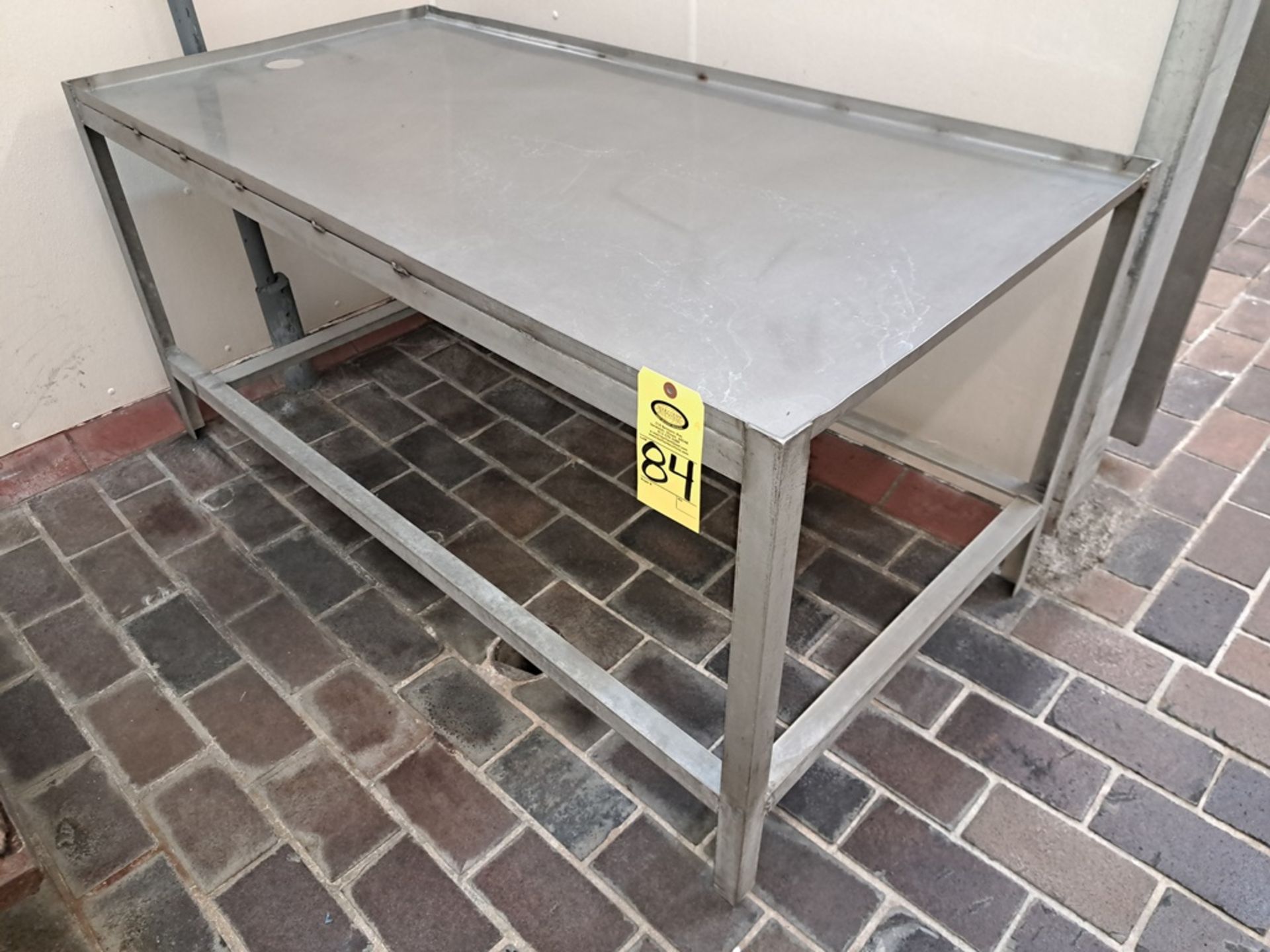 Stainless Steel Table, 30" W X 5' L X 30" T (Required Loading Fee $30.00 Rigger: Norm Pavlish,