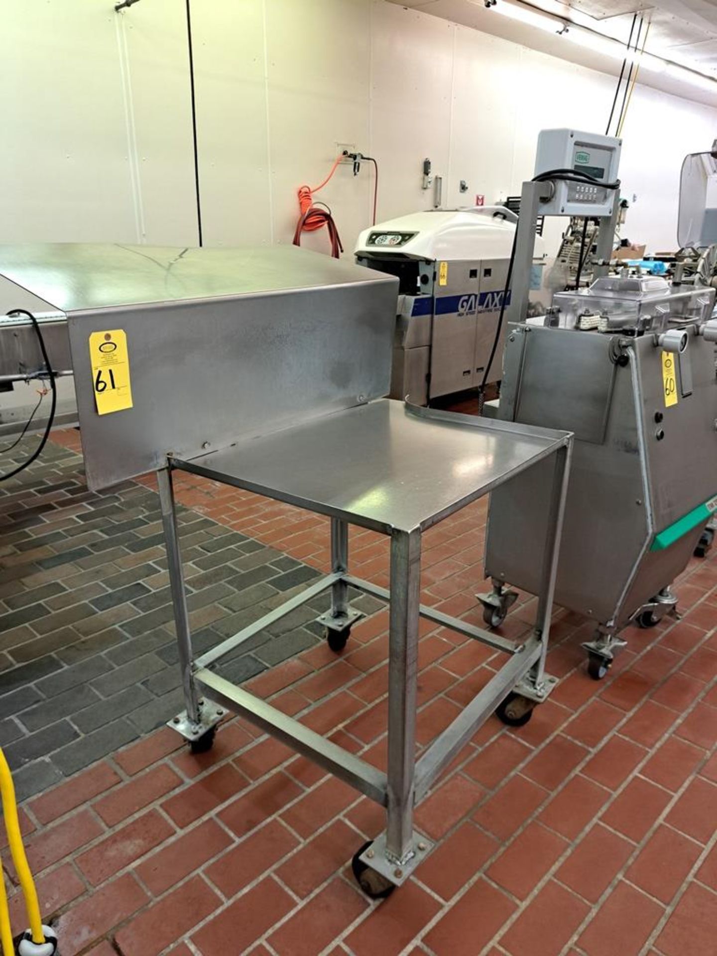 Portable Stainless Steel Table, 32" L X 4' W (Required Loading Fee $30.00 Rigger: Norm Pavlish,