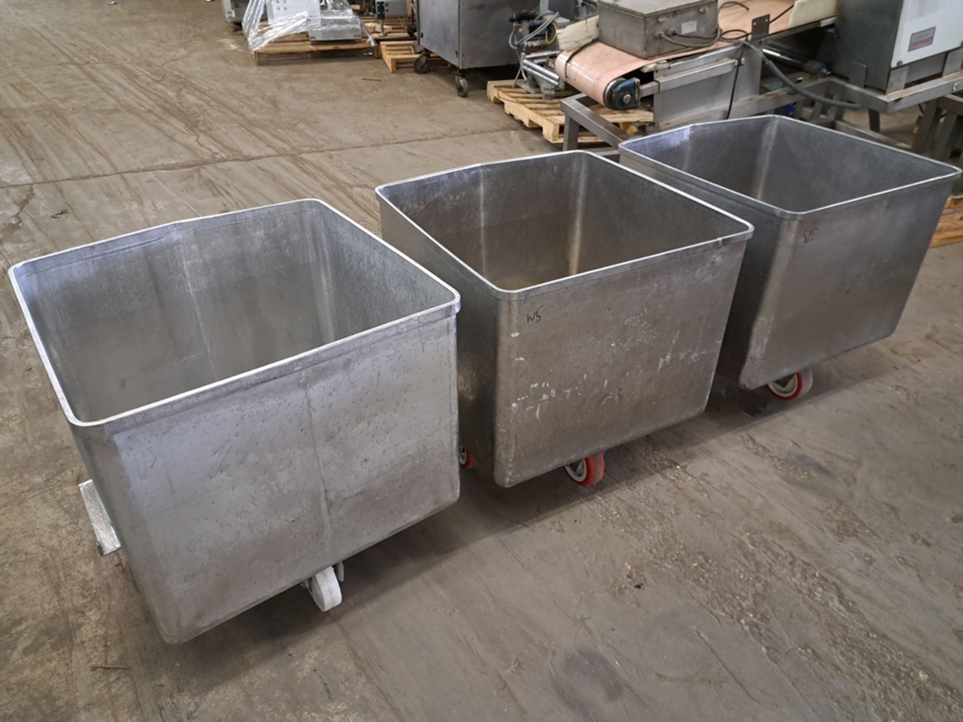 Stainless Steel Dump Buggies, 400 Lb. capacity Located In Sandwich, IL (Required Loading Fee: $30.