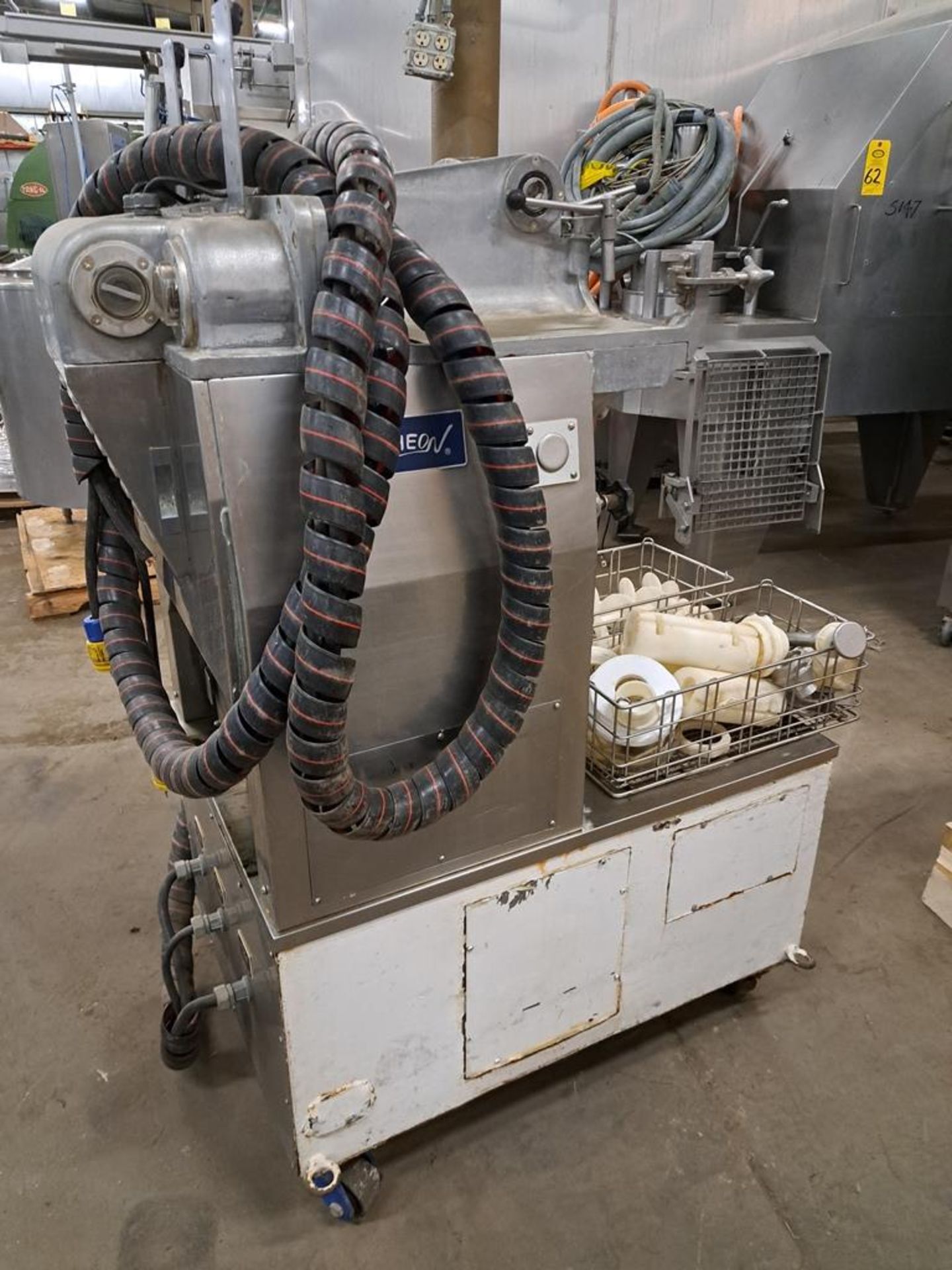 Rheon Mdl. KN200 Cornucopia Encrusting Machine with electrical box controller, 220 volts, 3 phase, - Image 2 of 12