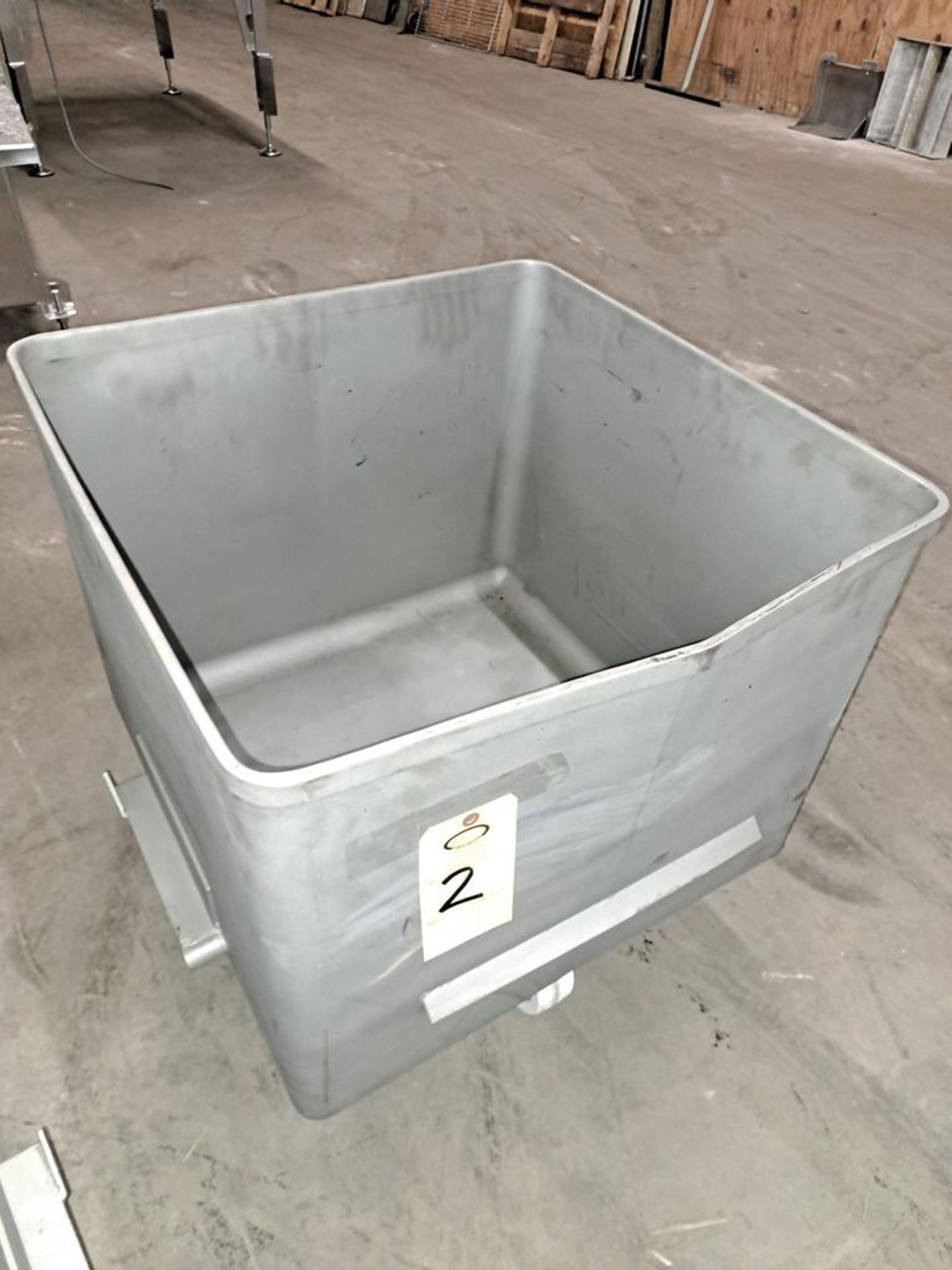Stainless Steel Dump Buggy, 400 Lb. capacity, Located In Sandwich, IL (Required Loading Fee: $10.00)