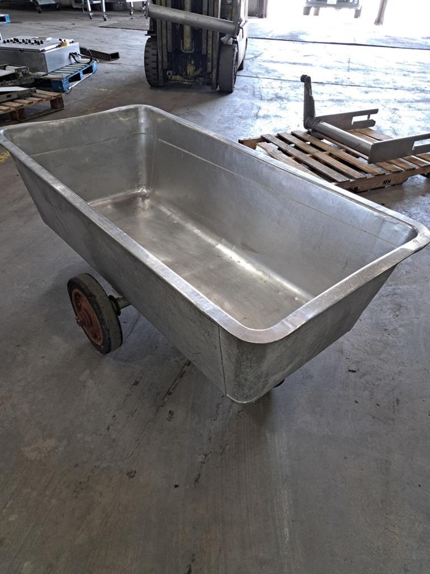 Stainless Steel Meat Truck, 27 1/2" Wide X 58" Long X 16" Deep, Located In Plano, IL (Required - Image 2 of 2
