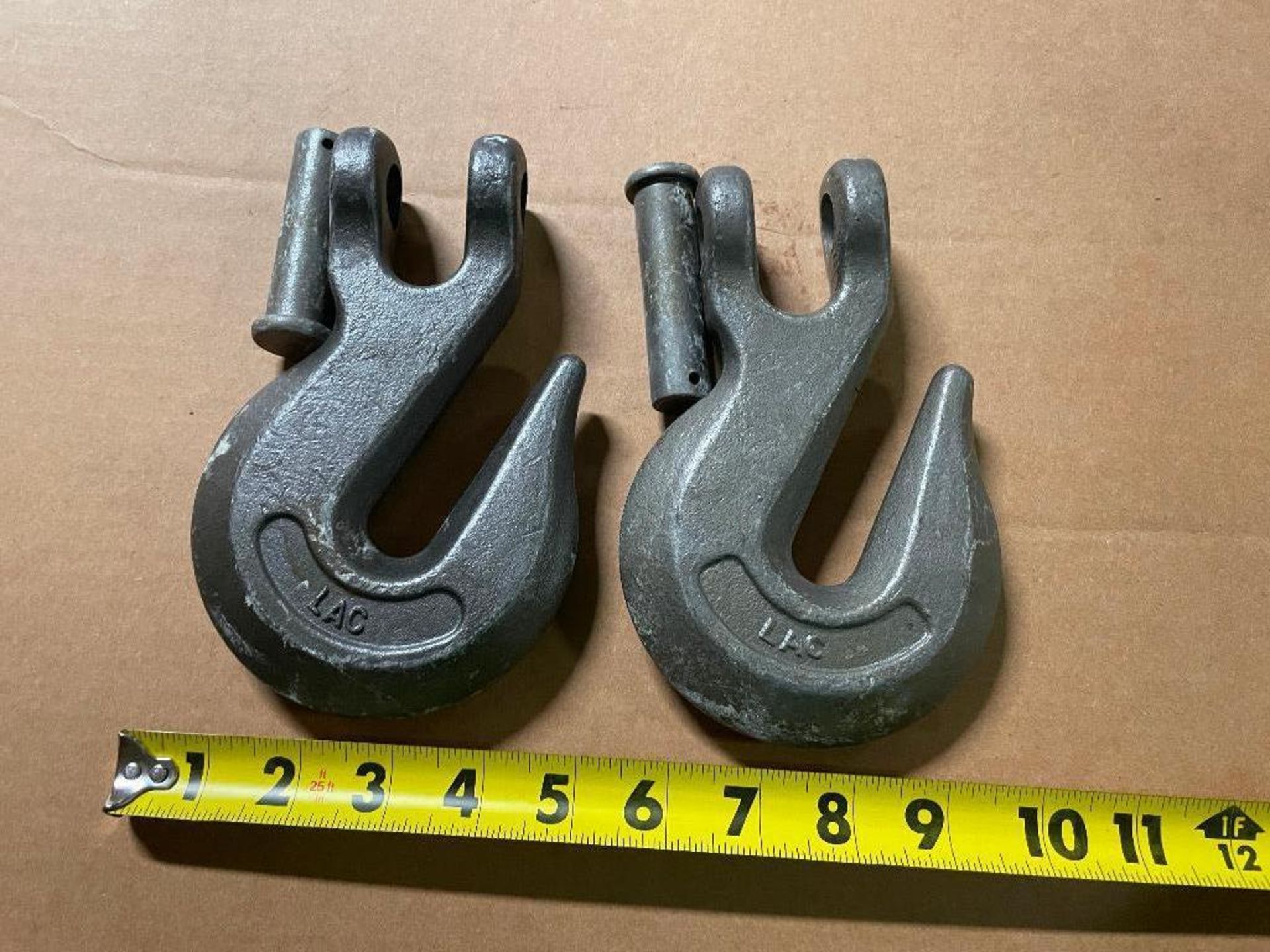 (10) LACLEDE CHAIN FORGED STEEL CLEVIS GRAB HOOKS FOR LOAD BINDINGS BRAND / MODEL: LACLEDE CHAIN ADD - Image 4 of 4