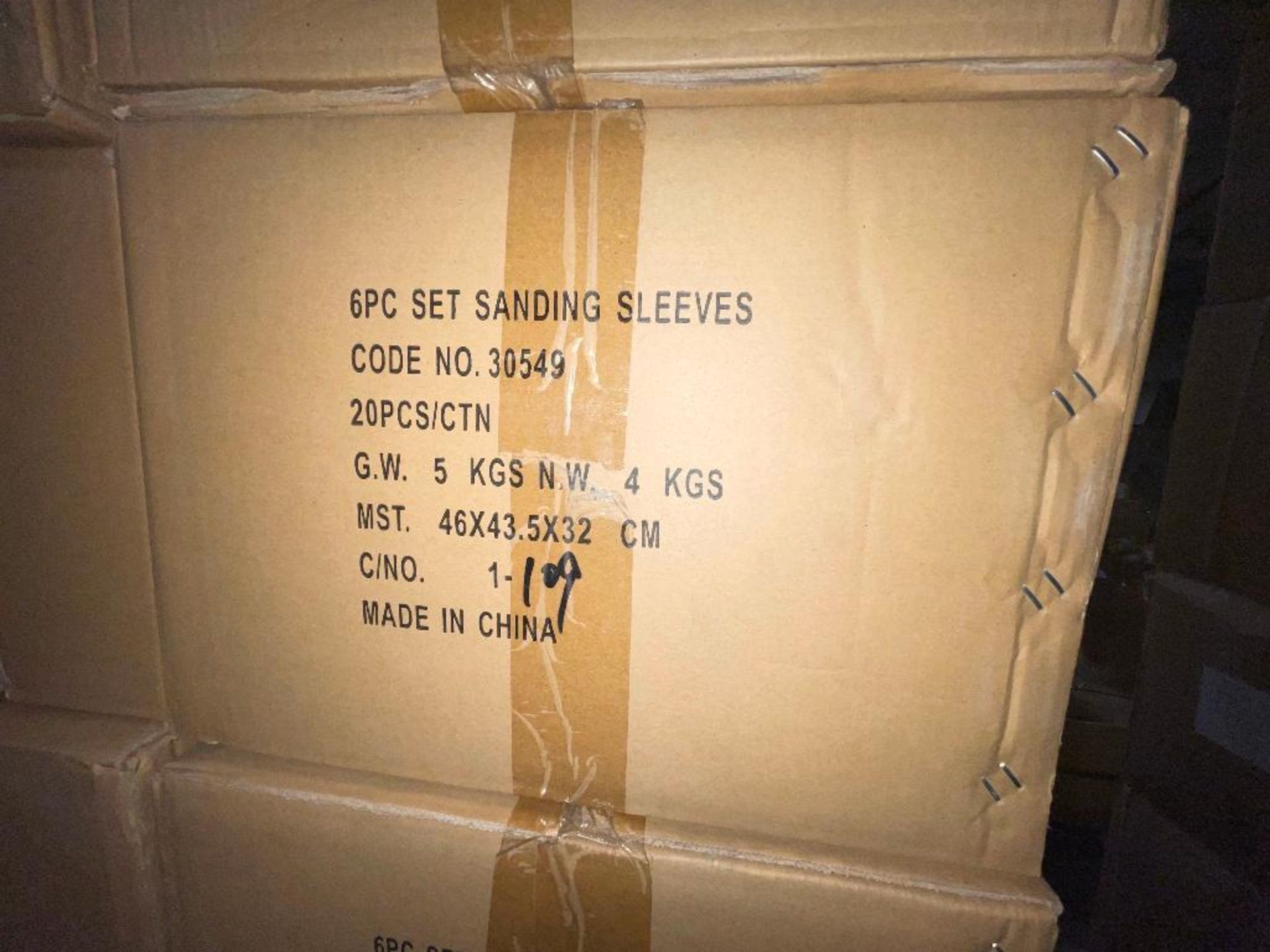(10) CASES OF 6 PC SET SANDING SLEEVES. 20 PACKS PER CASE BRAND / MODEL: EAZY POWER 30549 ADDITIONAL - Image 4 of 4