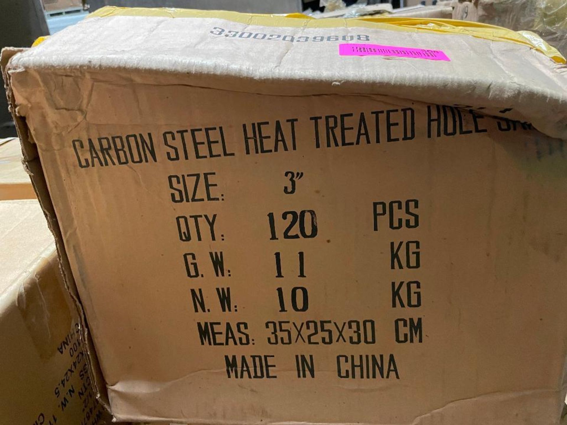 (3) CASES OF 3" CARBON STEEL HEAT TREATED HOLE SAWS. ADDITIONAL INFORMATION 120 PER CASE, 360 IN LOT - Image 2 of 3