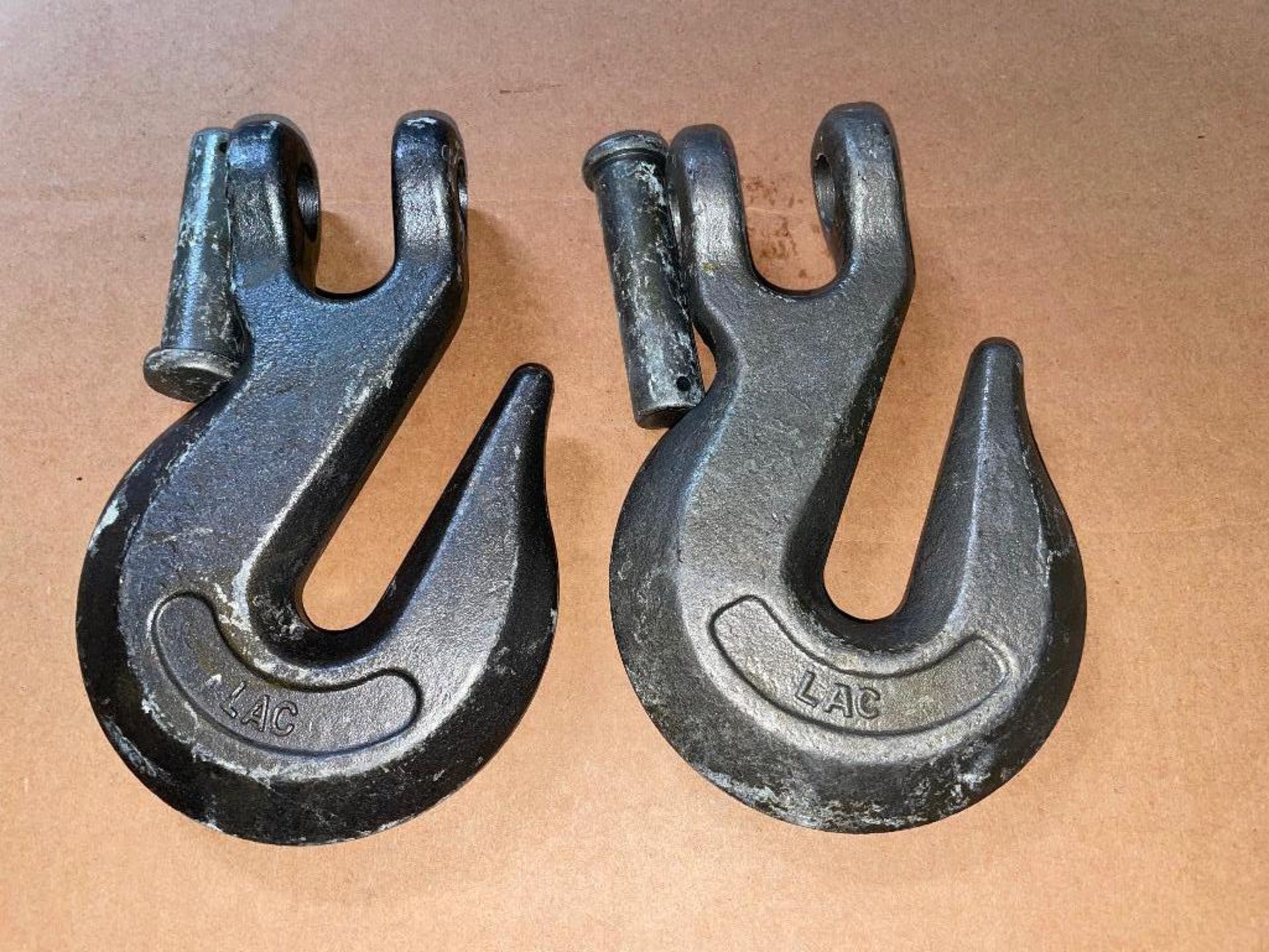 (10) LACLEDE CHAIN FORGED STEEL CLEVIS GRAB HOOKS FOR LOAD BINDINGS BRAND / MODEL: LACLEDE CHAIN ADD - Image 2 of 4