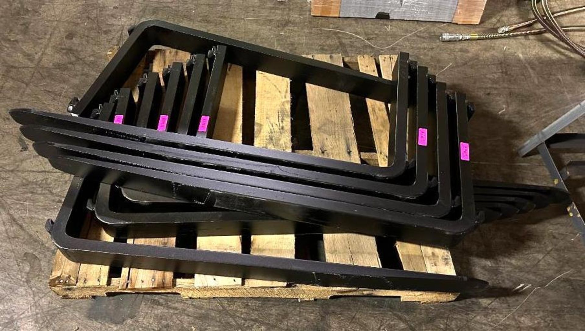 48" PALET FORKLIFT FORKS (1-PAIR) RETAIL$: 48" X 4" X 1.5" - Image 2 of 2