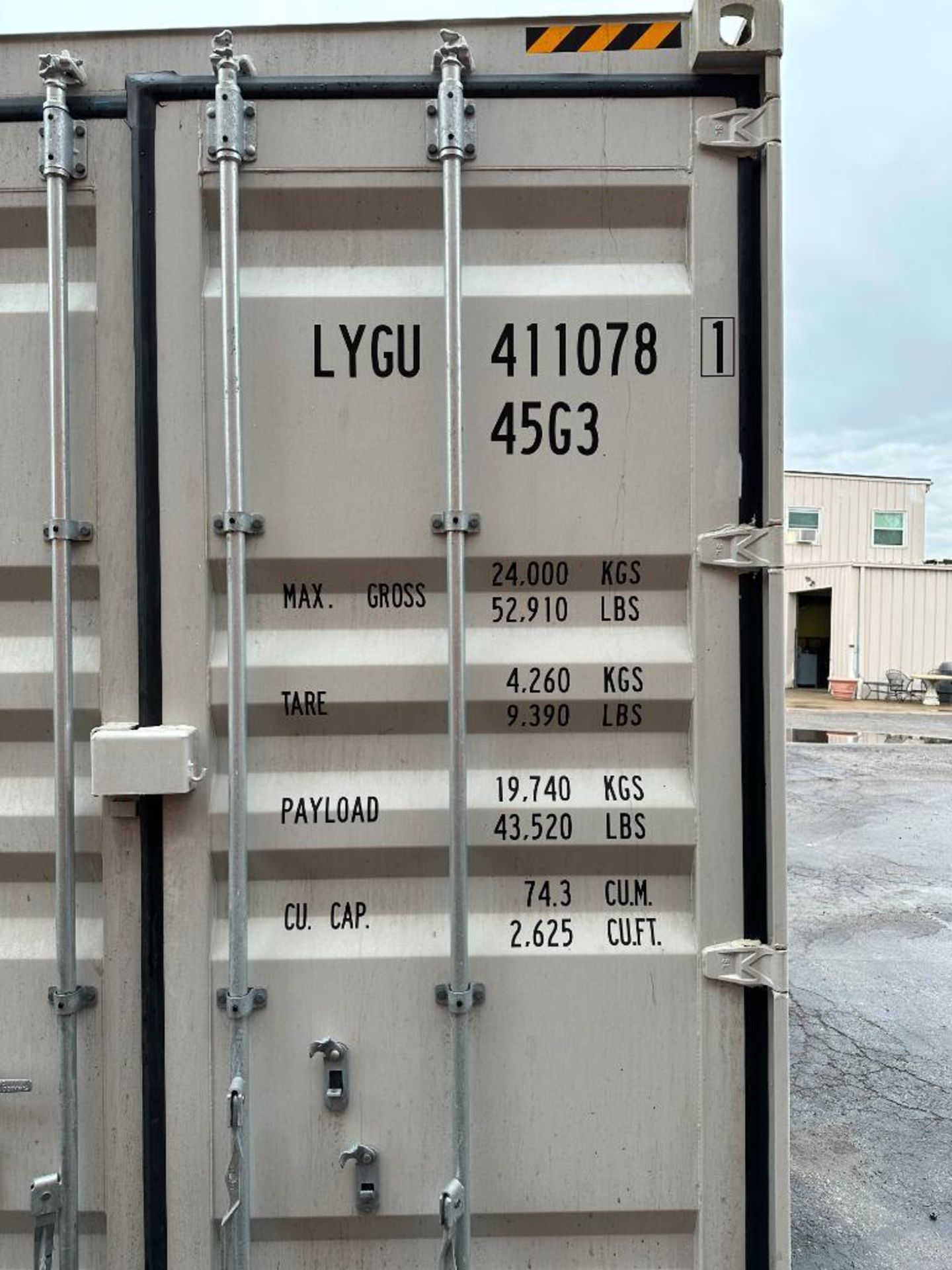 2022 40FT MULTI-DOOR SHIPPING CONTAINER BRAND/MODEL: LYGU 45G3 INFORMATION: NEW,2022 STORAGE CONTAIN - Image 23 of 23