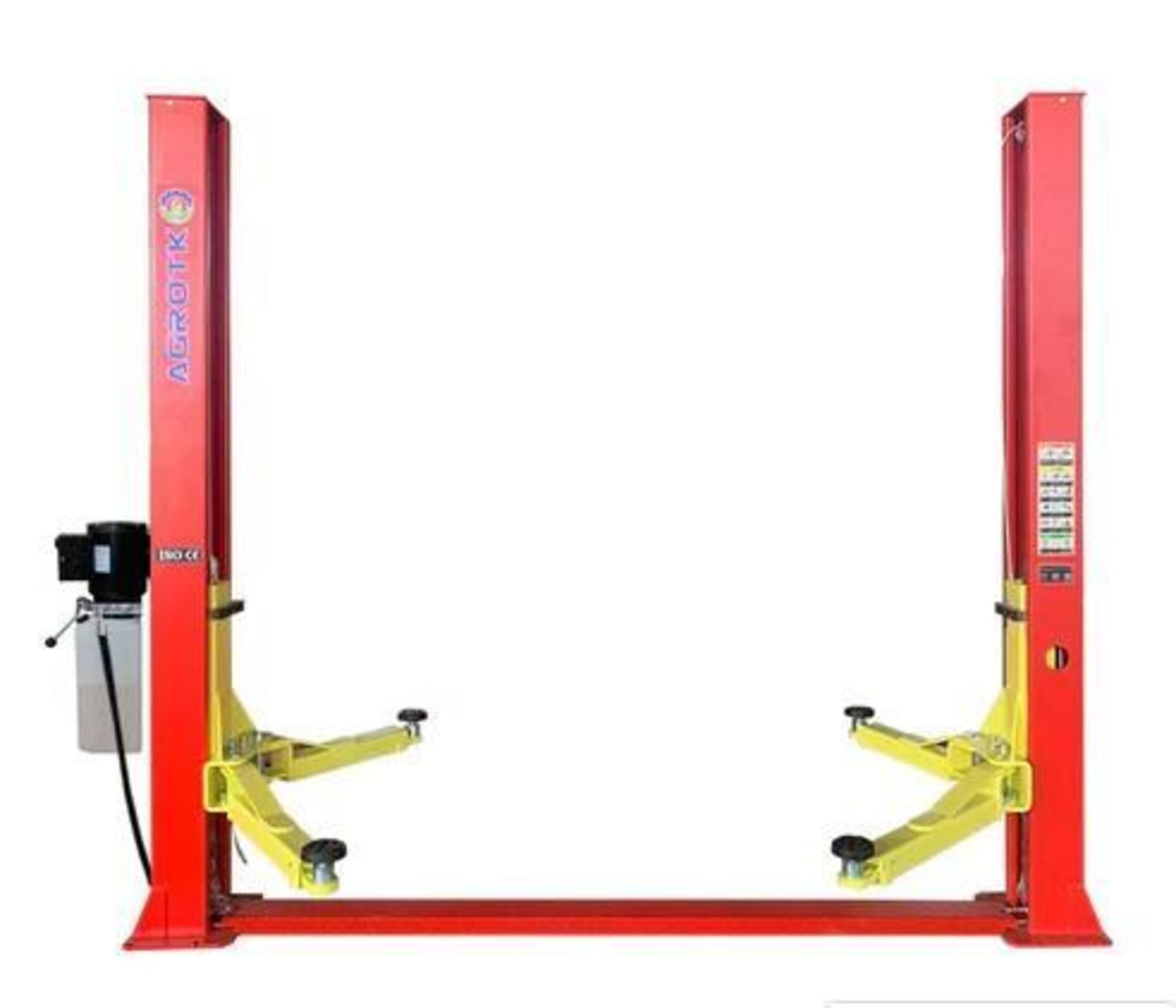 10,000 LB CAPACITY TWO POST AUTO CAR LIFT BRAND/MODEL: AGT-B1000 INFORMATION: NEW RETAIL$: $2,799.00