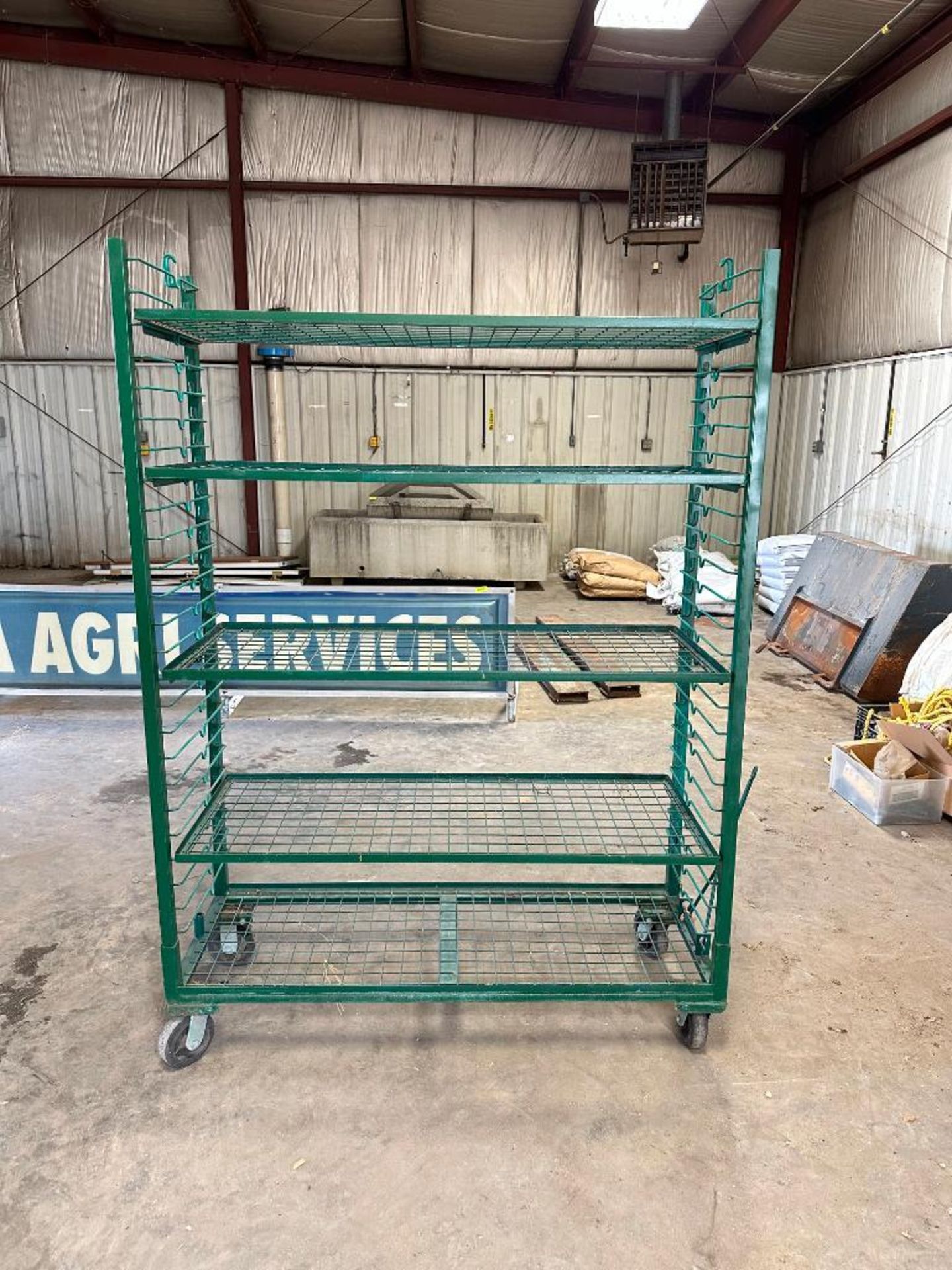 5-TIER HEAVY DUTY SHELVING RACK ON CASTERS SIZE: 60" X 21" X 80" LOCATION: MAIN WAREHOUSE - Image 2 of 4