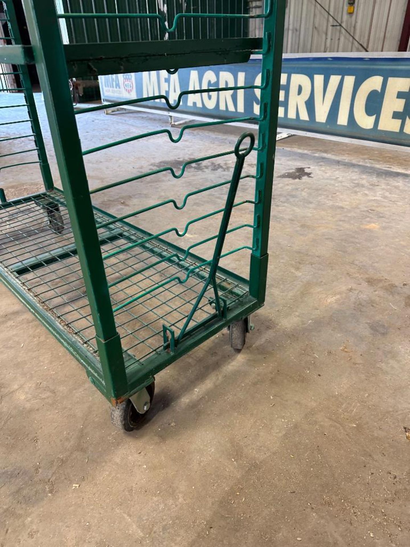 4-TIER HEAVY DUTY SHELVING RACK ON CASTERS SIZE: 60" X 21" X 80" LOCATION: MAIN WAREHOUSE - Image 4 of 4