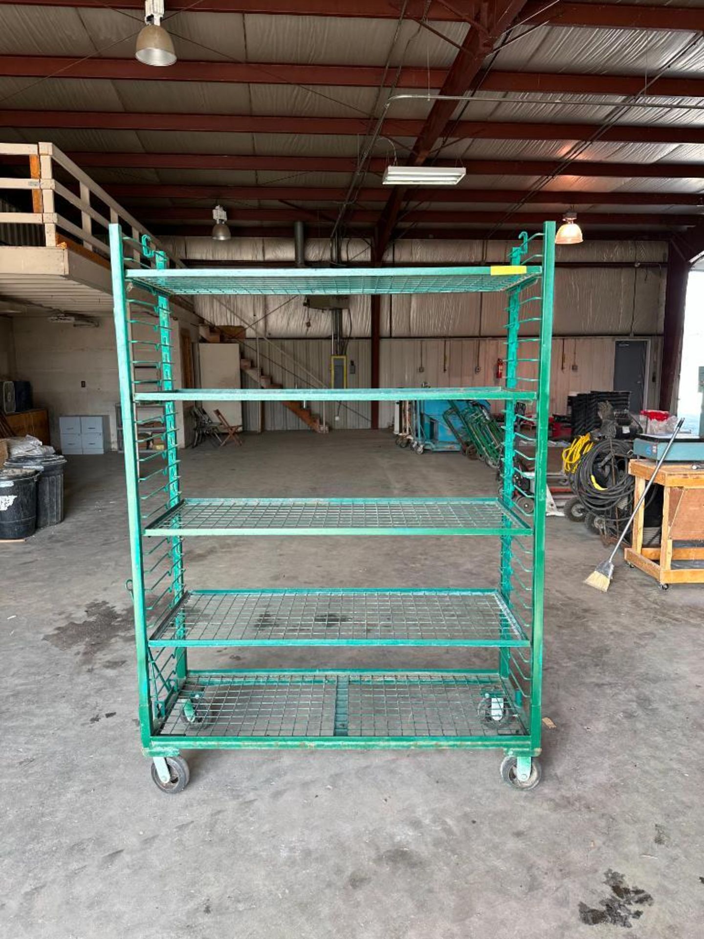 5-TIER HEAVY DUTY SHELVING RACK ON CASTERS SIZE: 60" X 21" X 80" LOCATION: MAIN WAREHOUSE - Image 2 of 9
