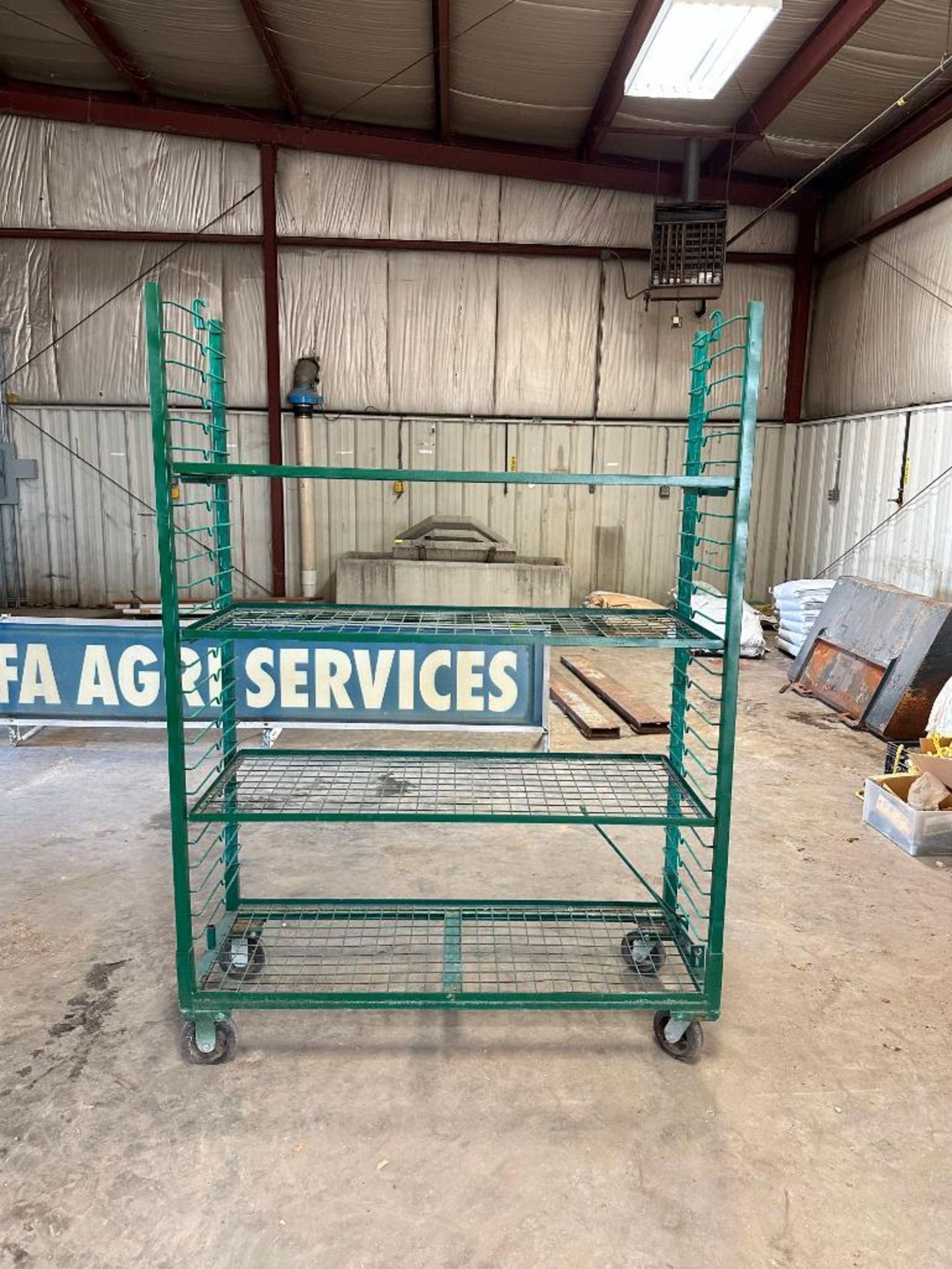5-TIER HEAVY DUTY SHELVING RACK ON CASTERS SIZE: 60" X 21" X 80" LOCATION: MAIN WAREHOUSE - Image 2 of 5