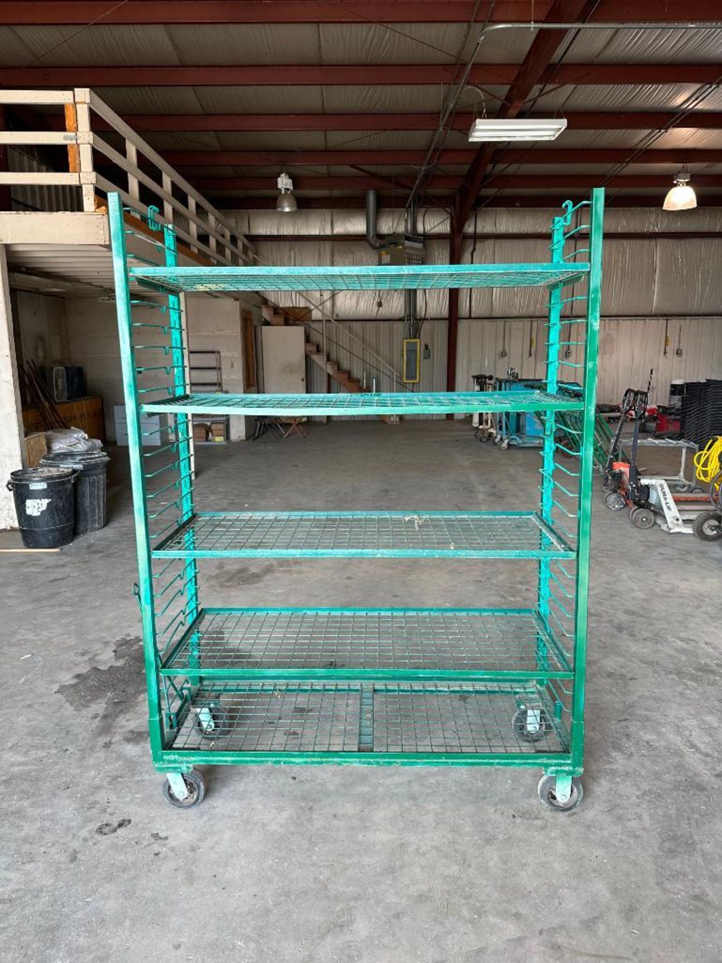5-TIER HEAVY DUTY SHELVING RACK ON CASTERS SIZE: 60" X 21" X 80" LOCATION: MAIN WAREHOUSE - Image 2 of 4
