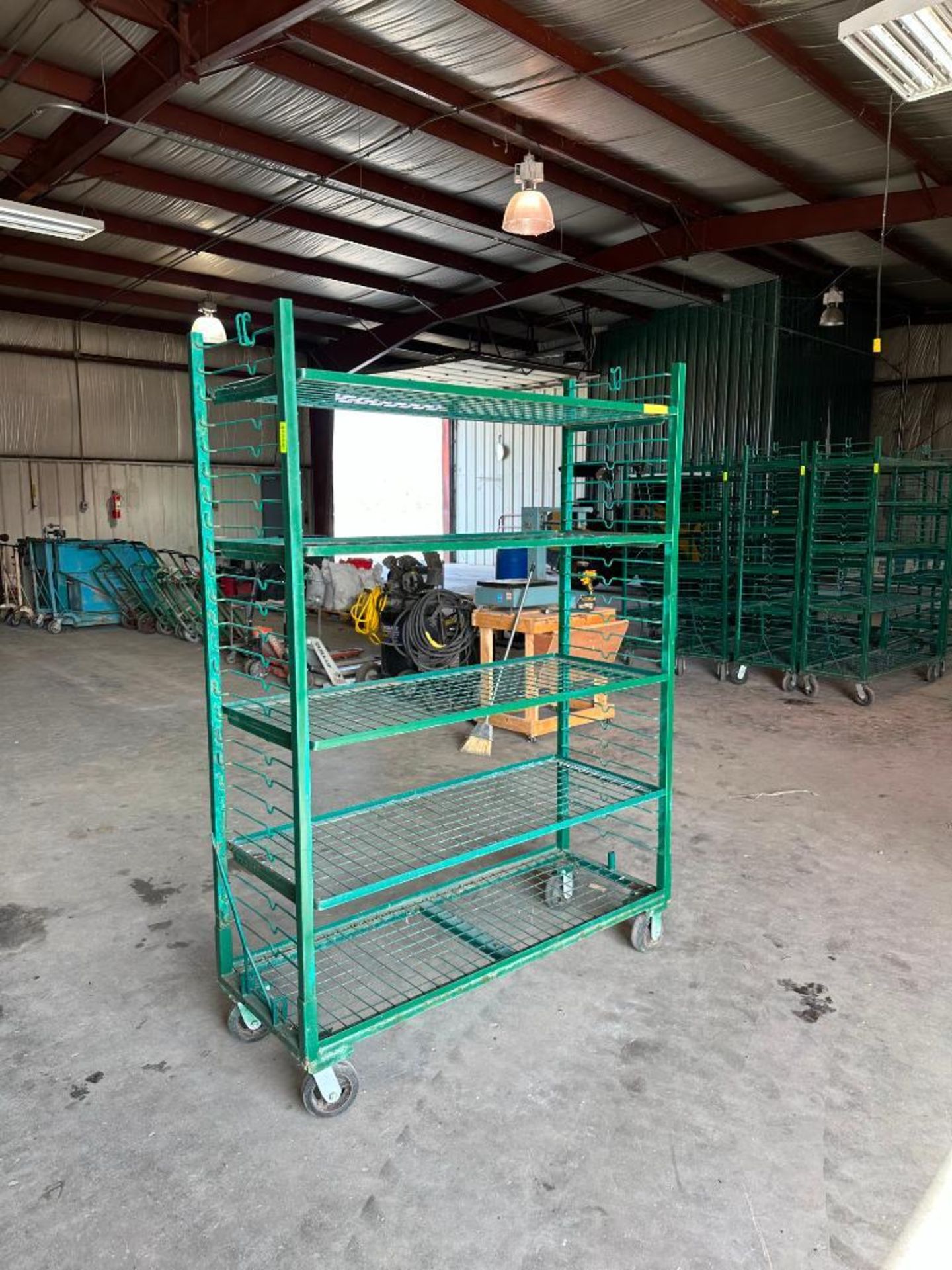 5-TIER HEAVY DUTY SHELVING RACK ON CASTERS SIZE: 60" X 21" X 80" LOCATION: MAIN WAREHOUSE - Image 3 of 9