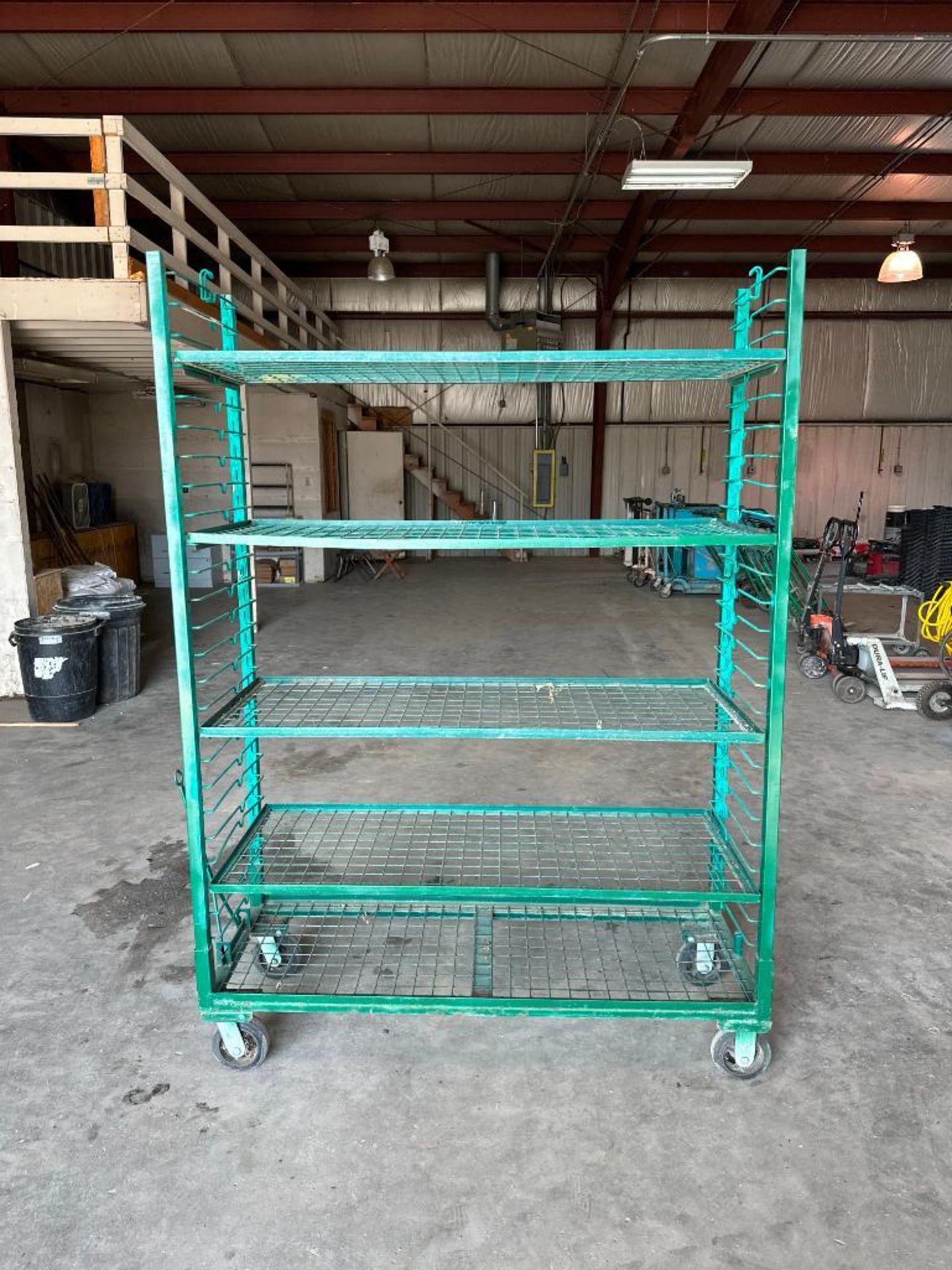 5-TIER HEAVY DUTY SHELVING RACK ON CASTERS SIZE: 60" X 21" X 80" LOCATION: MAIN WAREHOUSE - Image 3 of 4