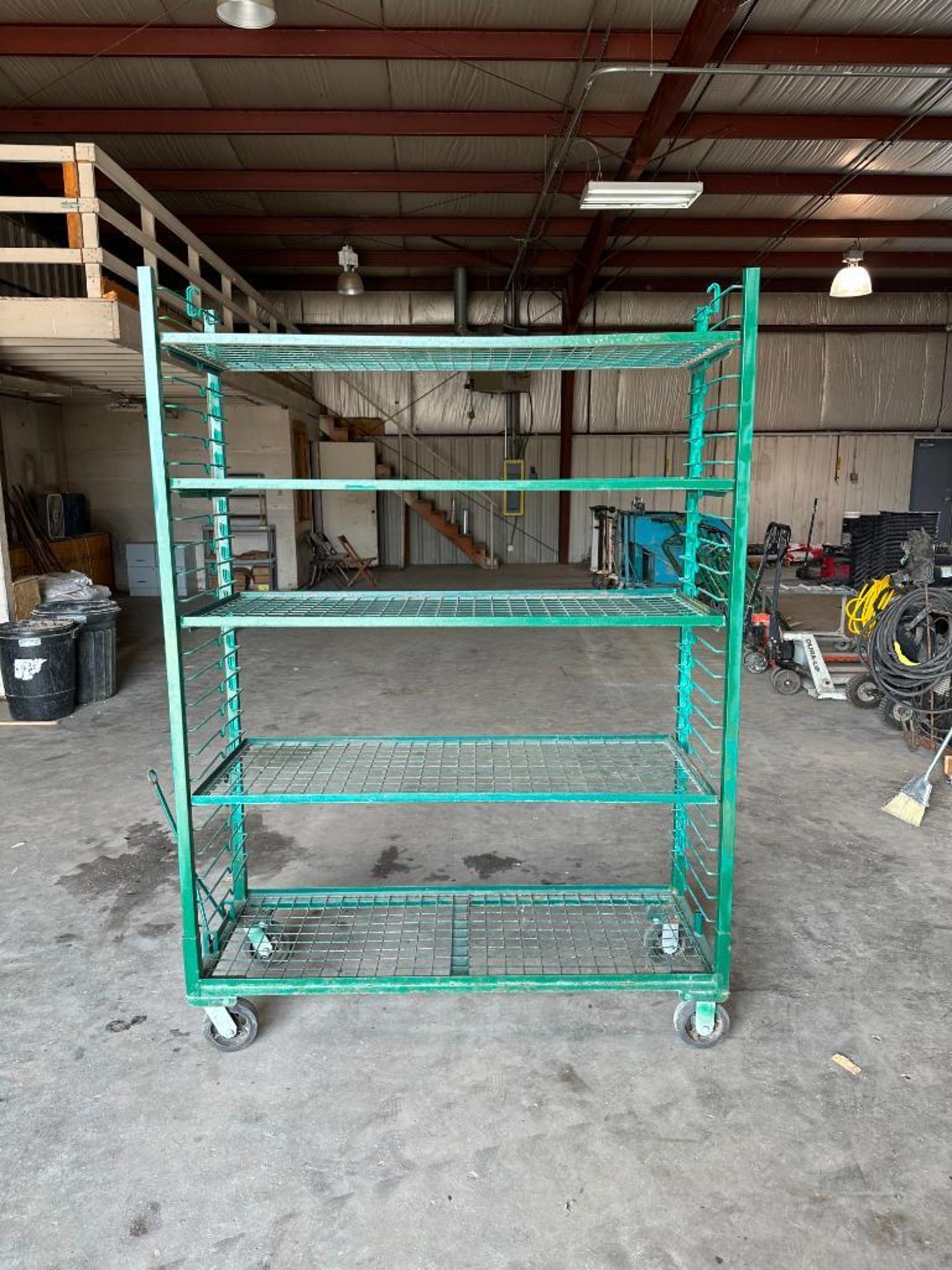 5-TIER HEAVY DUTY SHELVING RACK ON CASTERS SIZE: 60" X 21" X 80" LOCATION: MAIN WAREHOUSE - Image 2 of 4