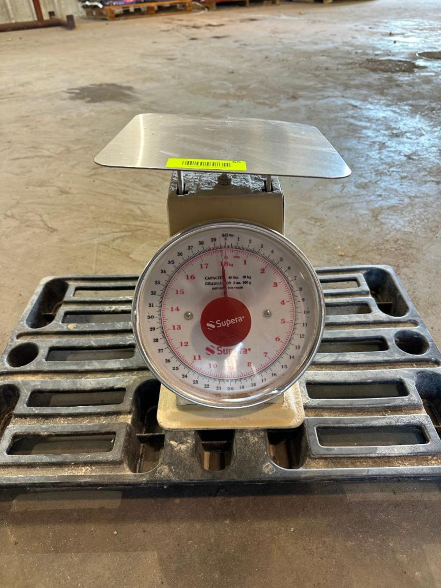 40LB MECHANICAL PORTION SCALE LOCATION: MAIN WAREHOUSE - Image 2 of 5