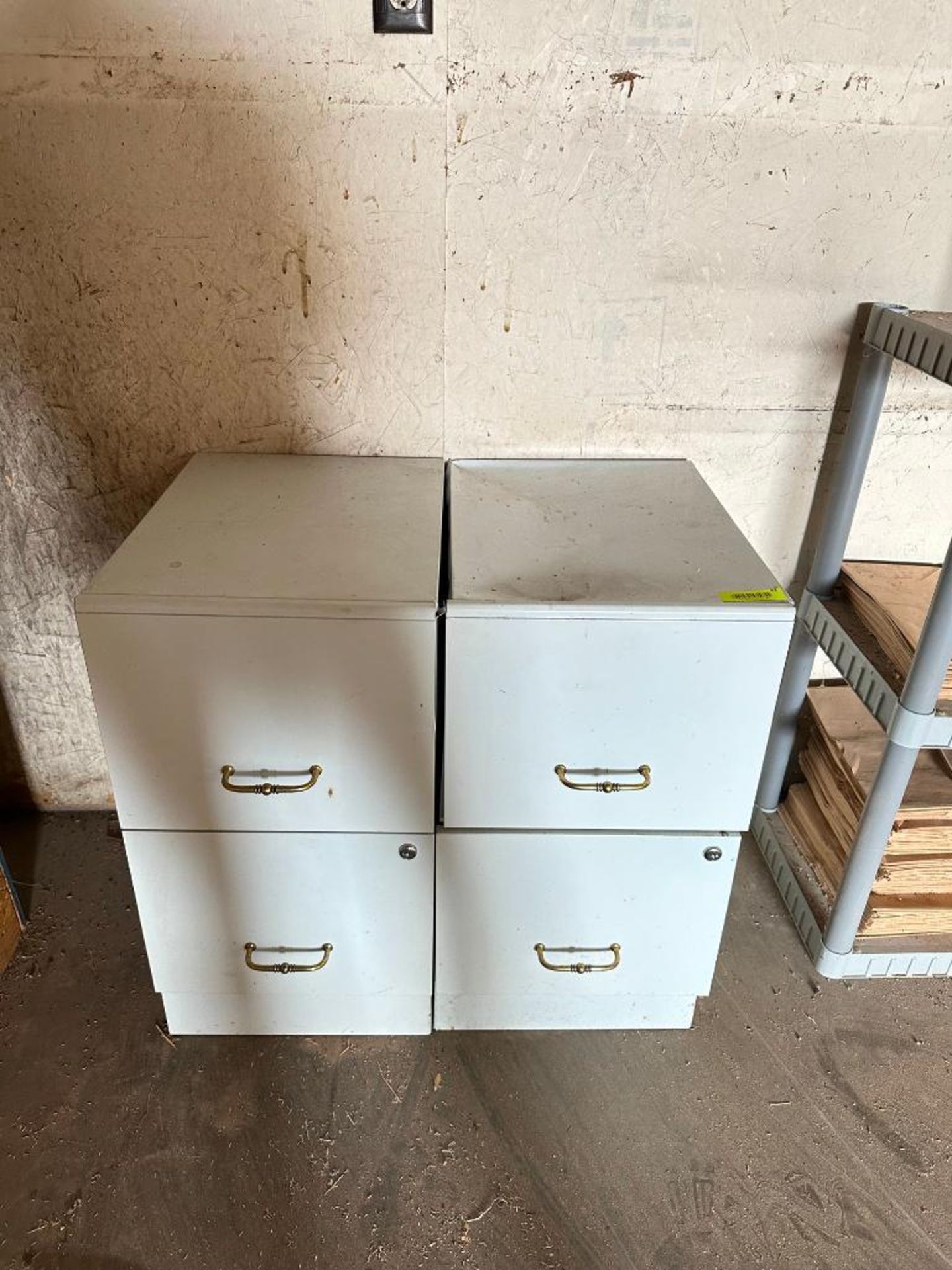 (2) 2-DRAWER METAL FILE CABINETS SIZE: 14" X 18" X 27" LOCATION: MAIN WAREHOUSE - Image 2 of 6