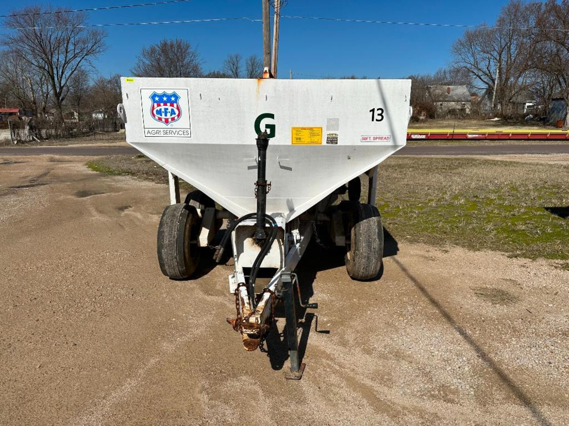 SIMONSEN 5-TON FERTILIZER SPREADER BRAND/MODEL: SIMONSEN SMC1754S INFORMATION: 5-TON CAP, 50' SPREAD - Image 3 of 27