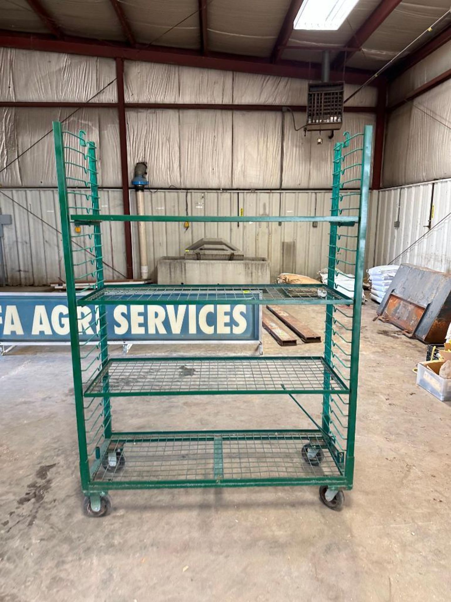 5-TIER HEAVY DUTY SHELVING RACK ON CASTERS SIZE: 60" X 21" X 80" LOCATION: MAIN WAREHOUSE - Image 3 of 5