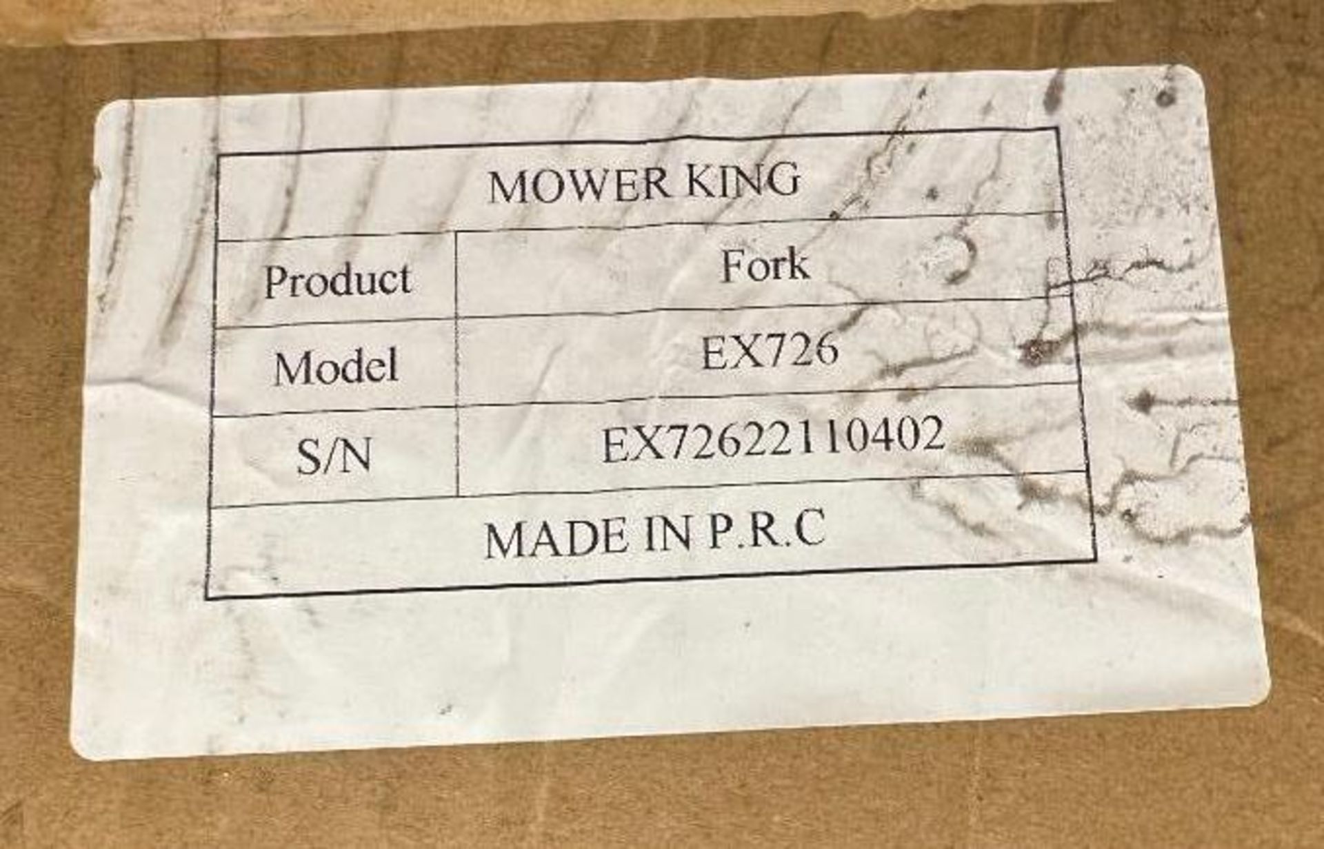 MOWER KING 72" FORK EXTENSIONS BRAND/MODEL: WOLVERINE EX726 RETAIL$: $399.00 - Image 6 of 6