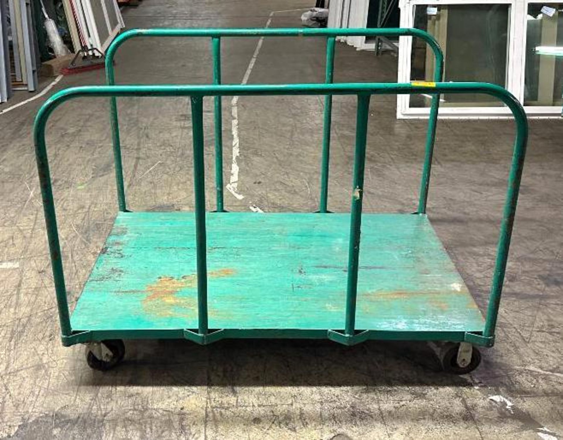 60" X 36" HEAVY DUTY MATERIAL CART SIZE: 60" X 36" X 45"