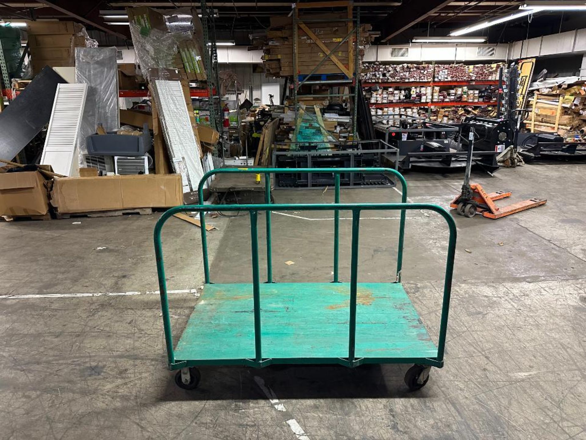 60" X 36" HEAVY DUTY MATERIAL CART SIZE: 60" X 36" X 45" - Image 5 of 9