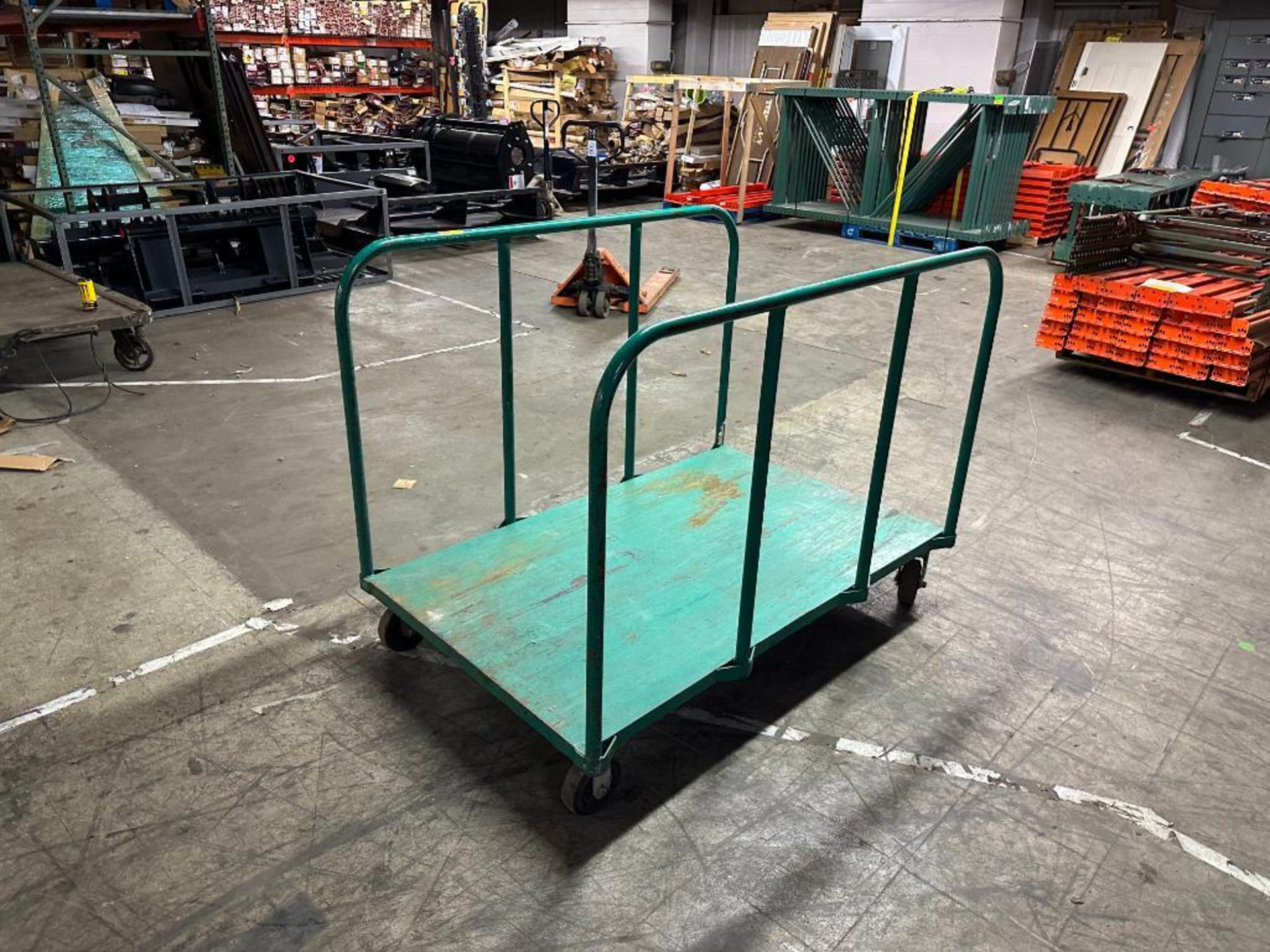 60" X 36" HEAVY DUTY MATERIAL CART SIZE: 60" X 36" X 45" - Image 6 of 9