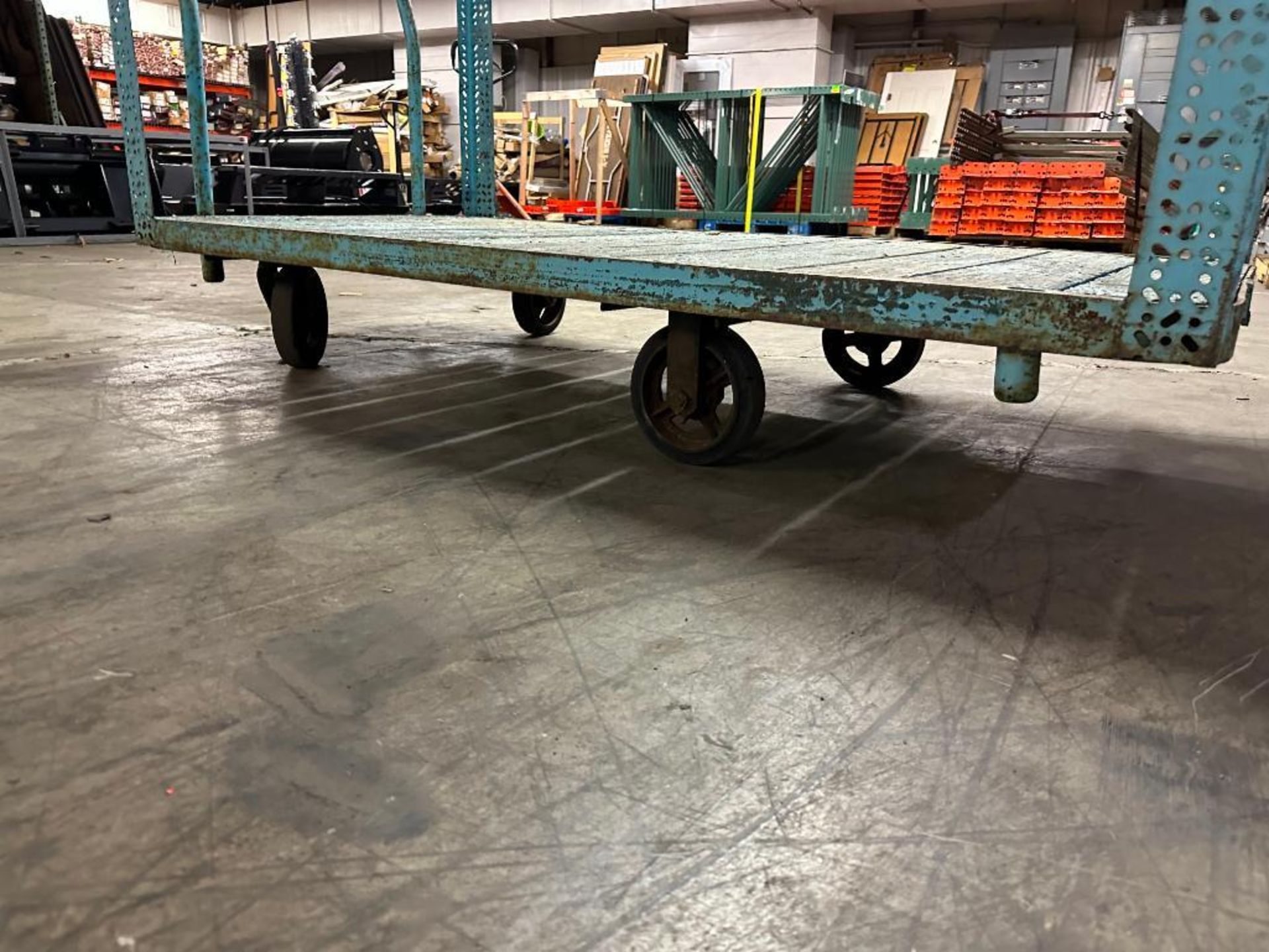 72" X 36" HEAVY DUTY MATERIAL CART SIZE: 72" X 36" X 56" - Image 6 of 11