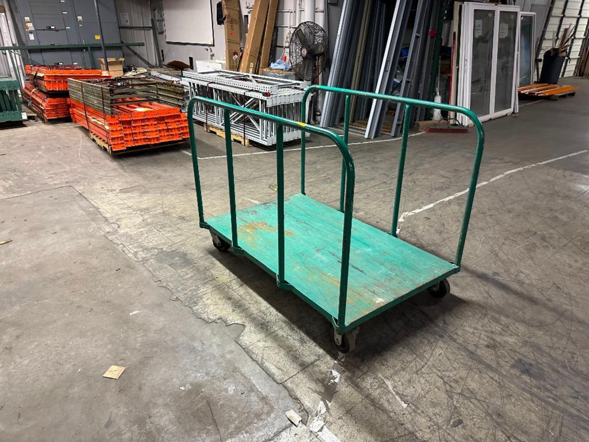 60" X 36" HEAVY DUTY MATERIAL CART SIZE: 60" X 36" X 45" - Image 3 of 9