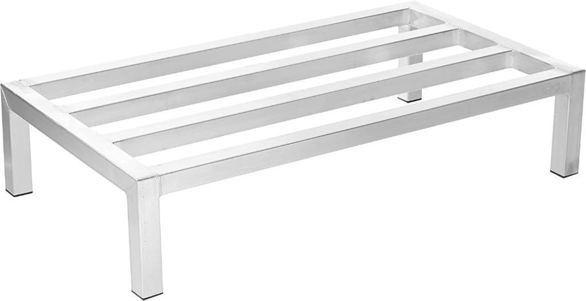 DESCRIPTION: 48" X 20" ALUMINUM DUNNAGE RACK. ADDITIONAL INFORMATION CONTENTS ARE NOT INCLUDED SIZE