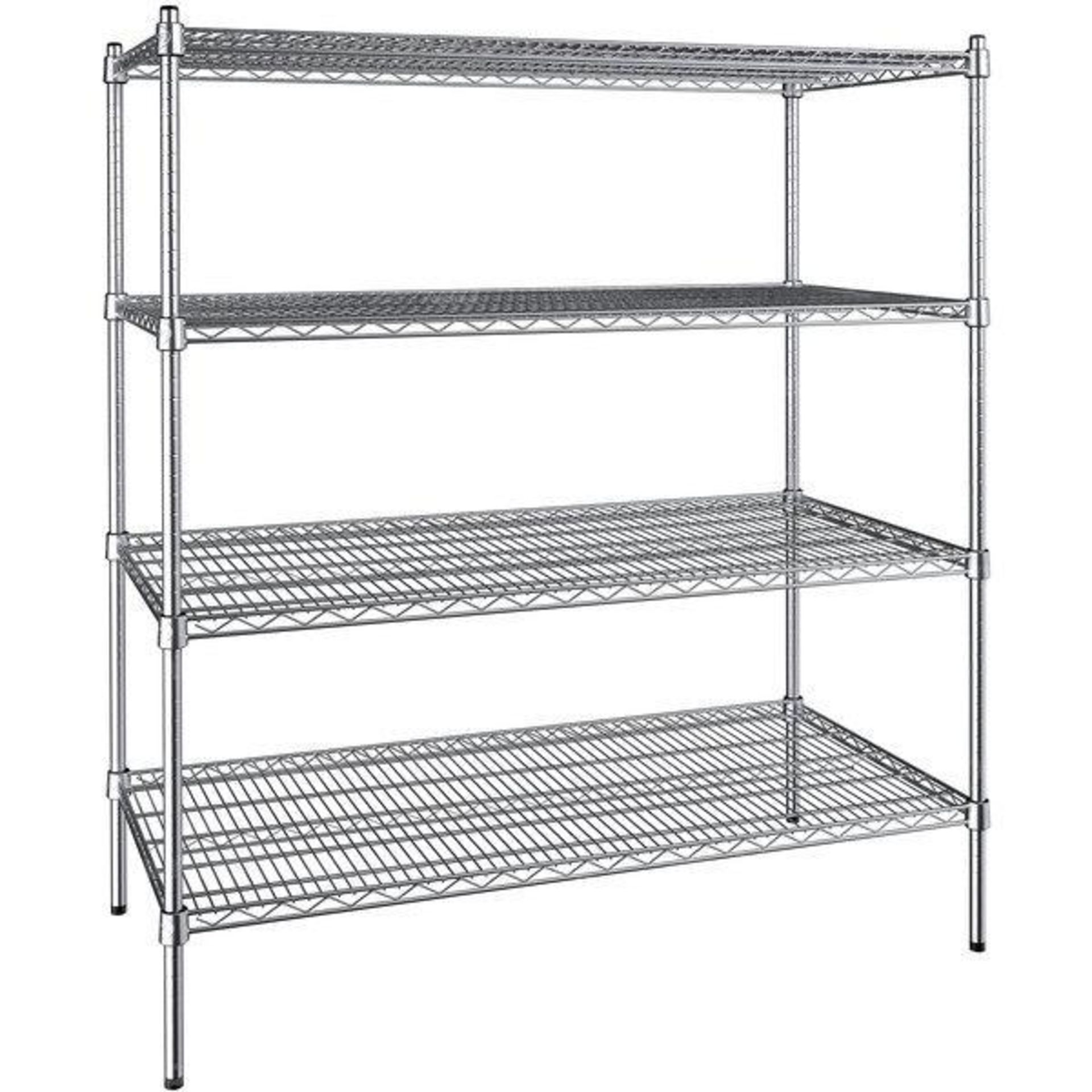 DESCRIPTION: 48" X 24" FIVE TIER WIRE SHELF. ADDITIONAL INFORMATION CONTENTS ARE NOT INCLUDED SIZE 4