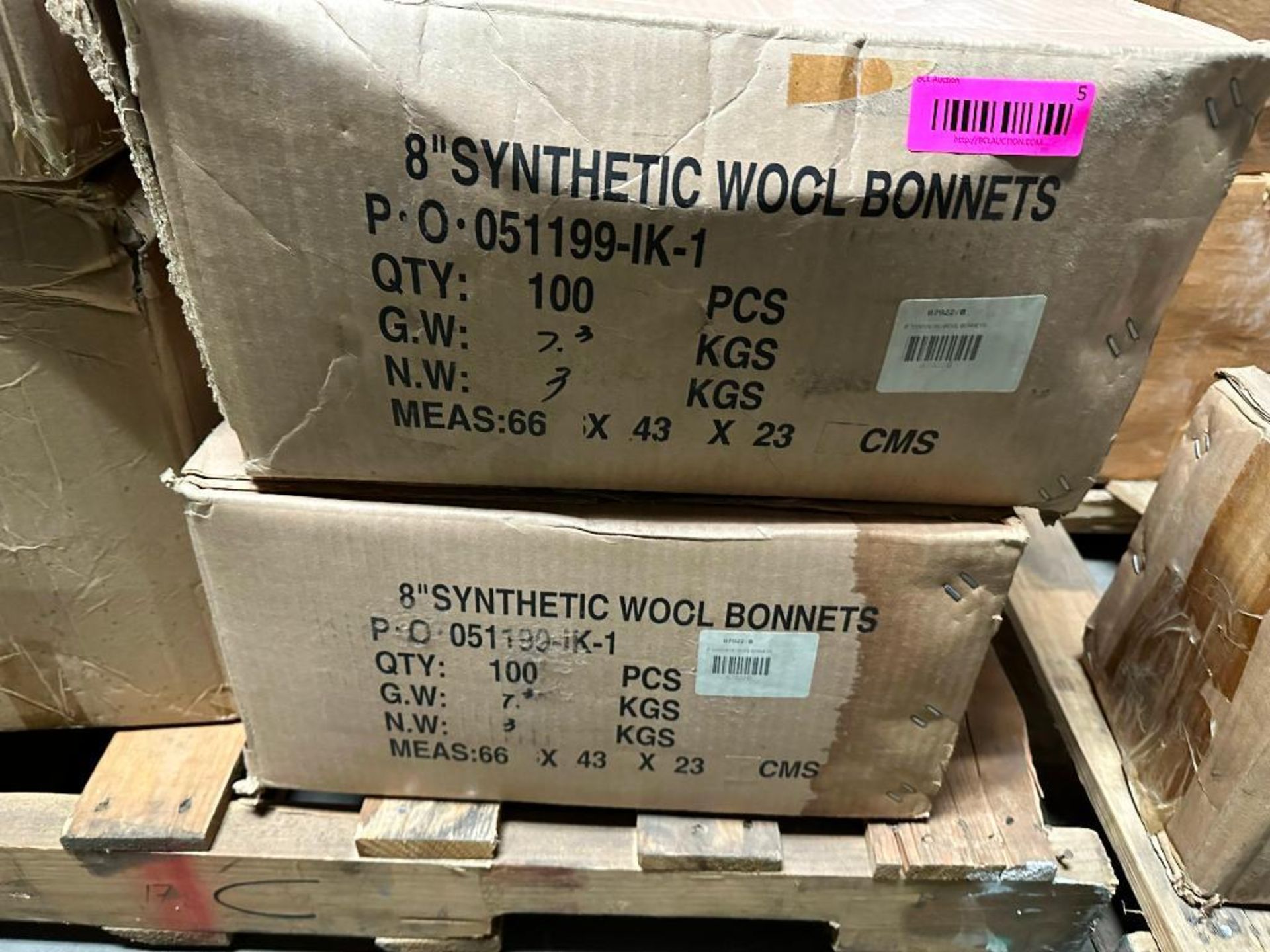 DESCRIPTION: (2) CASES OF 8" SYNTHETIC WOOL BONNETS BRAND / MODEL: EAZY POWER 87922/B ADDITIONAL INF - Image 2 of 3