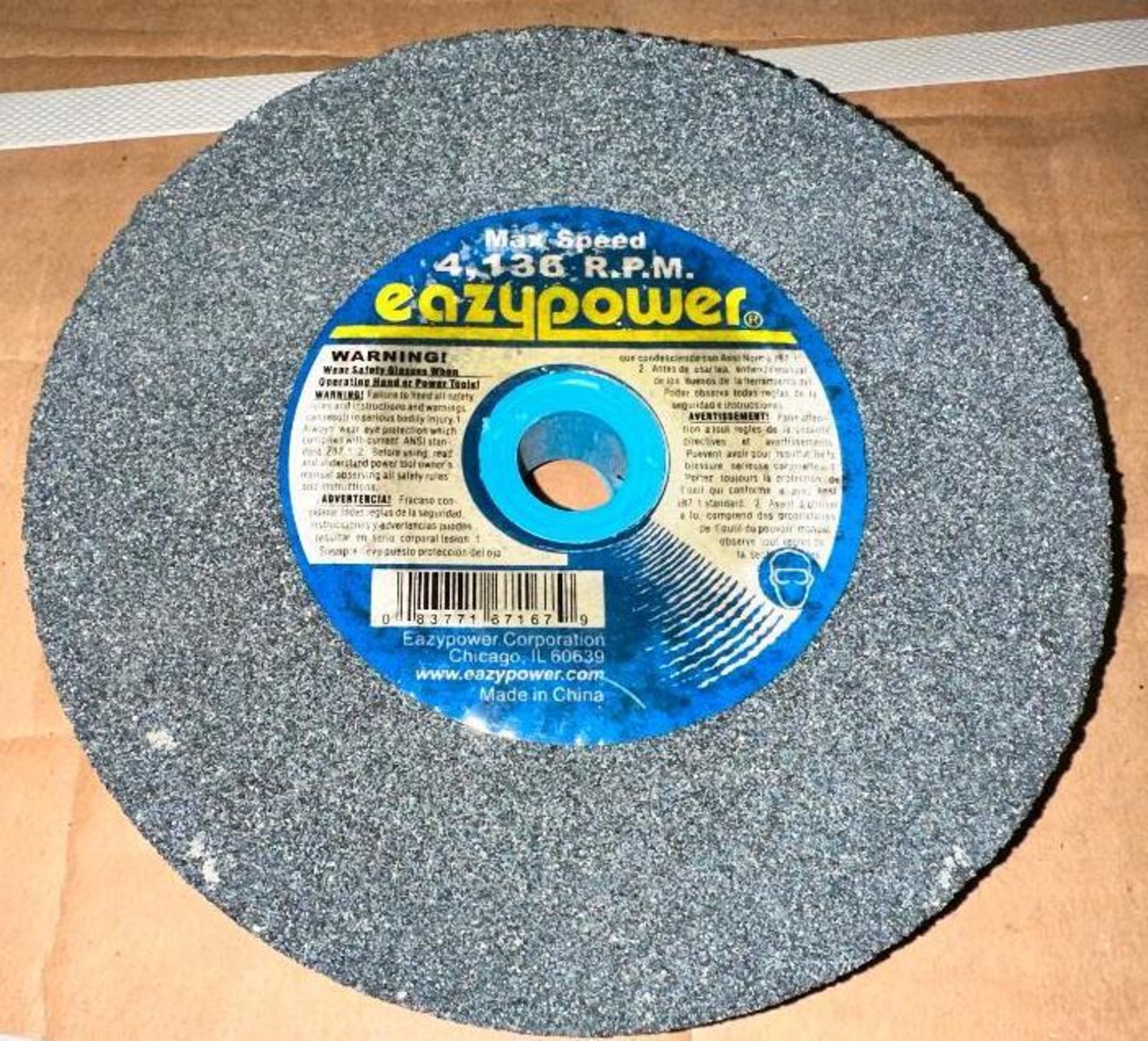 DESCRIPTION: (2) CASES OF 6" X 1" COARSE GRINDING WHEEL BRAND / MODEL: EAZY POWER 87167 THIS LOT IS: