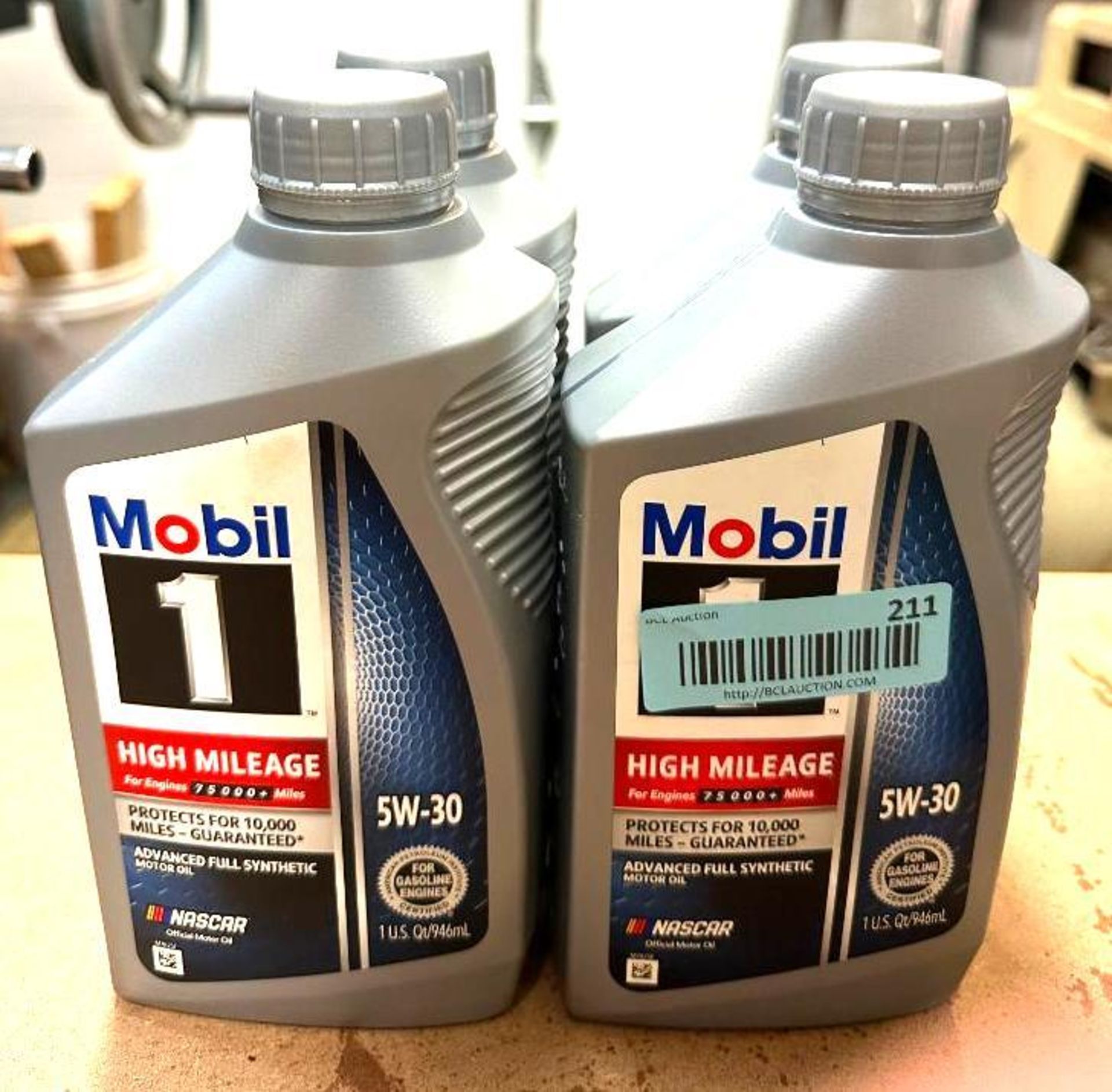 (4) 1 QT. BOTTLES OF 5W-30 SYNTHETIC MOTOR OIL LOCATION: SHOP QTY: 4